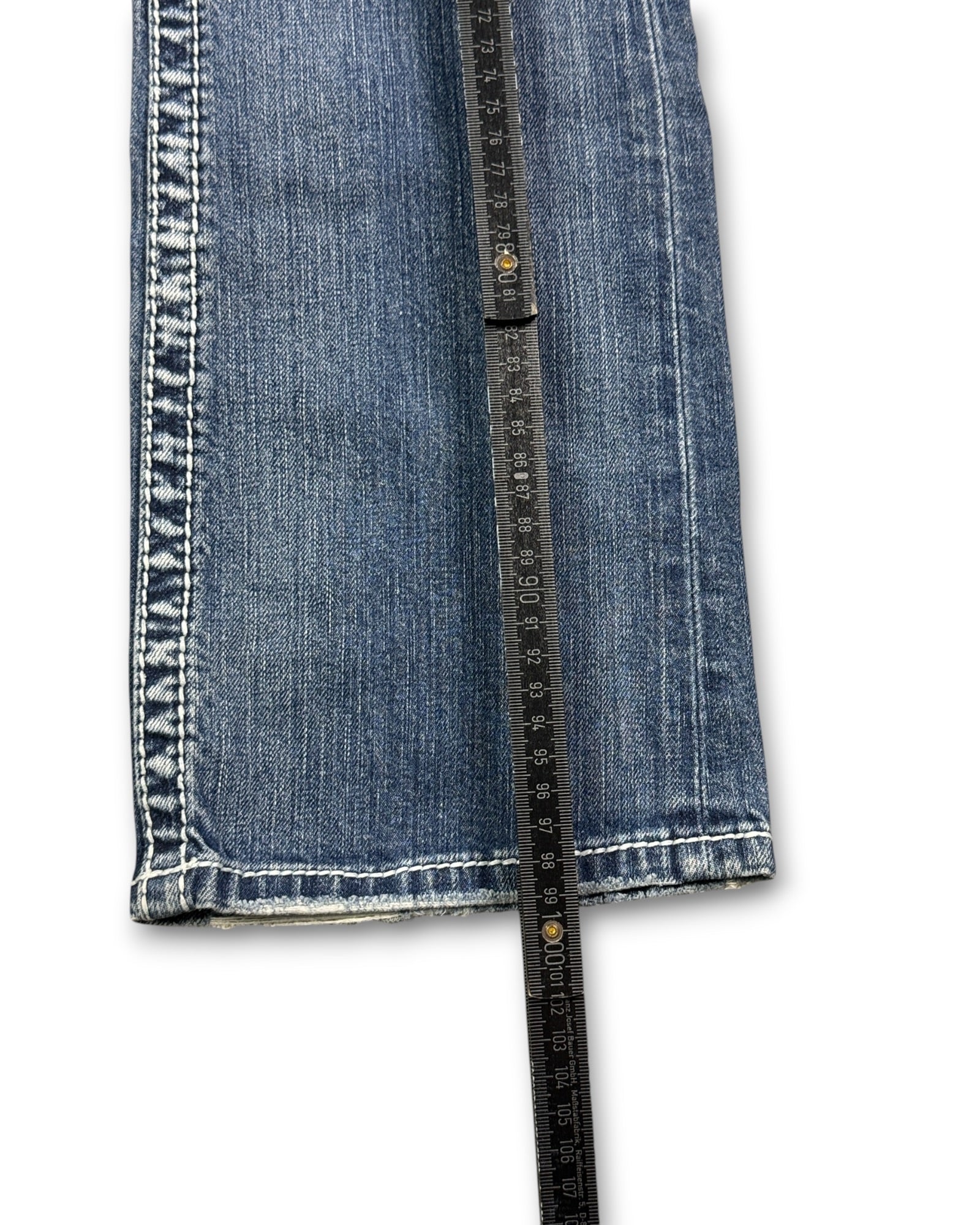 2000's Silver Low Waist/Bootcut Jeans Women's *rare 28x30 (S)