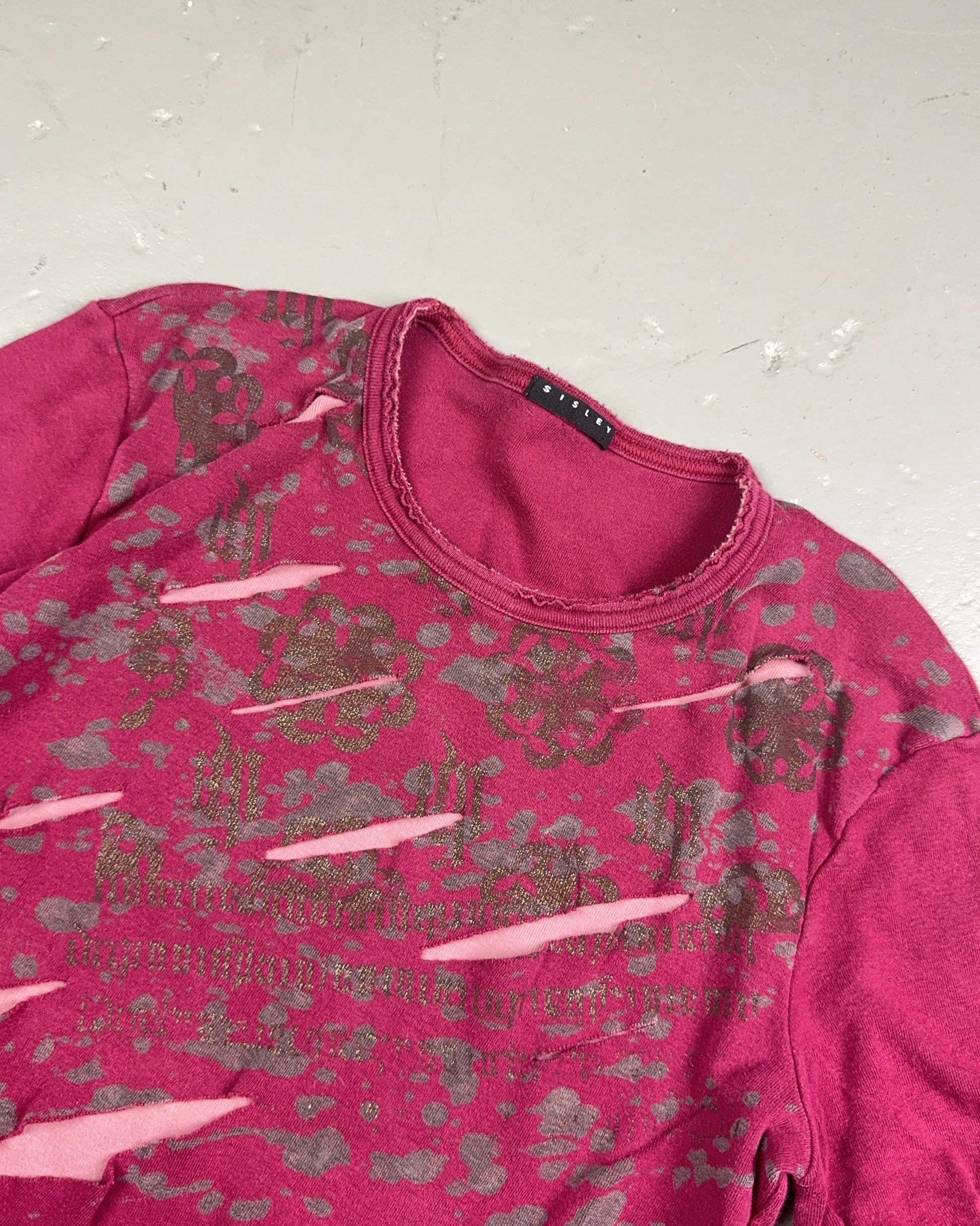 2000's Sisley made in Italy Longsleeve *rare (S)