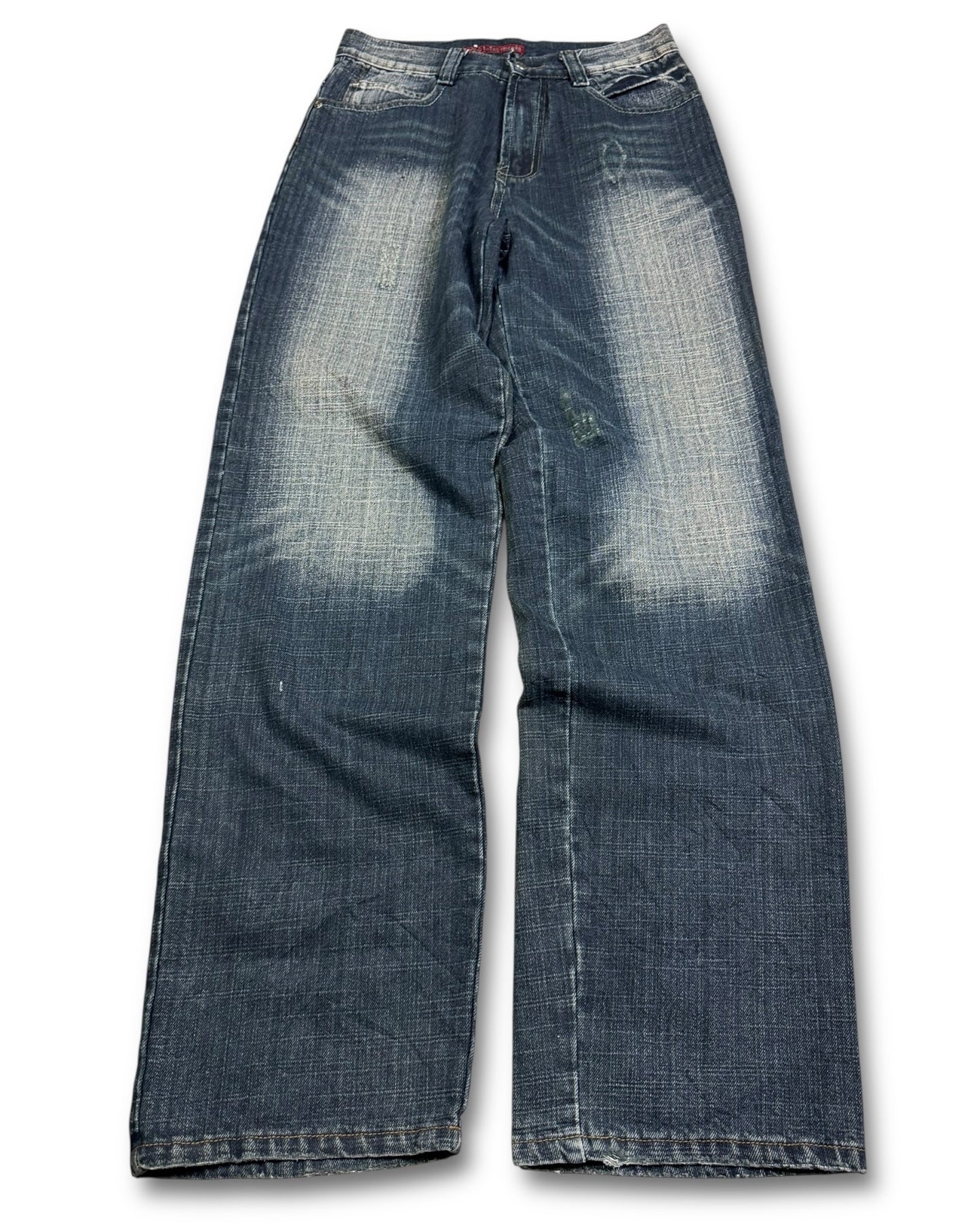 2000's Sheng Yue Han Straight Japanese Style Jeans *rare 28x32 (S)
