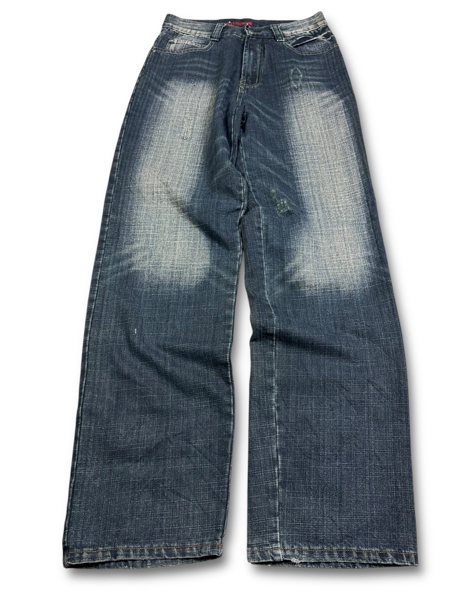 2000's Sheng Yue Han Straight Japanese Style Jeans *rare 28x32 (S)