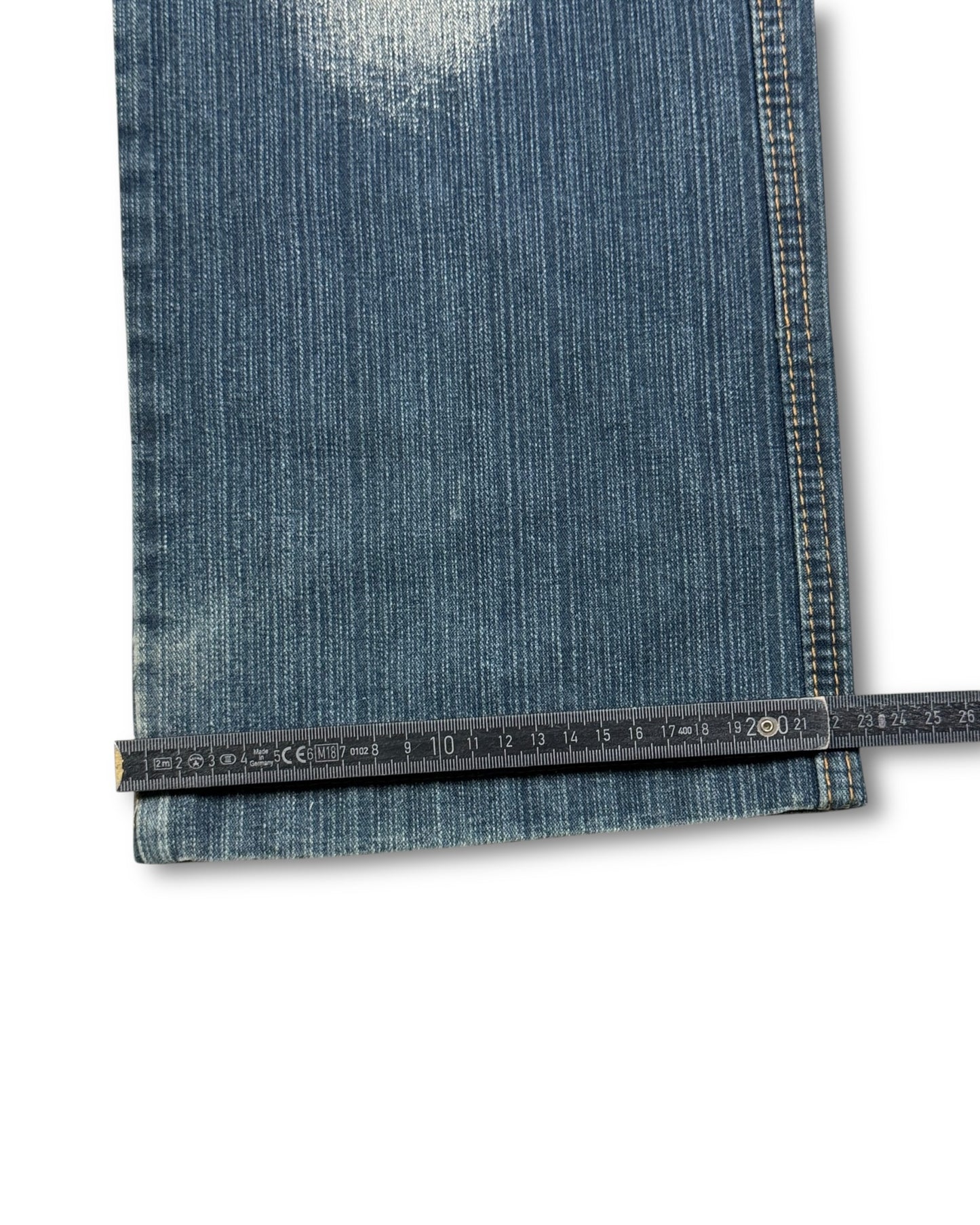 2000's Edusl Baggy Hip Hop Baggy Jeans *rare (S)