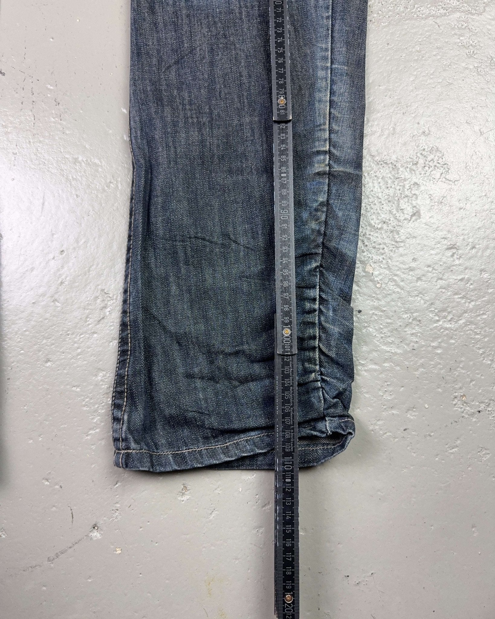 2000's TOUGH Japanese Archive Straight Jeans *very rare 34x34 (L)