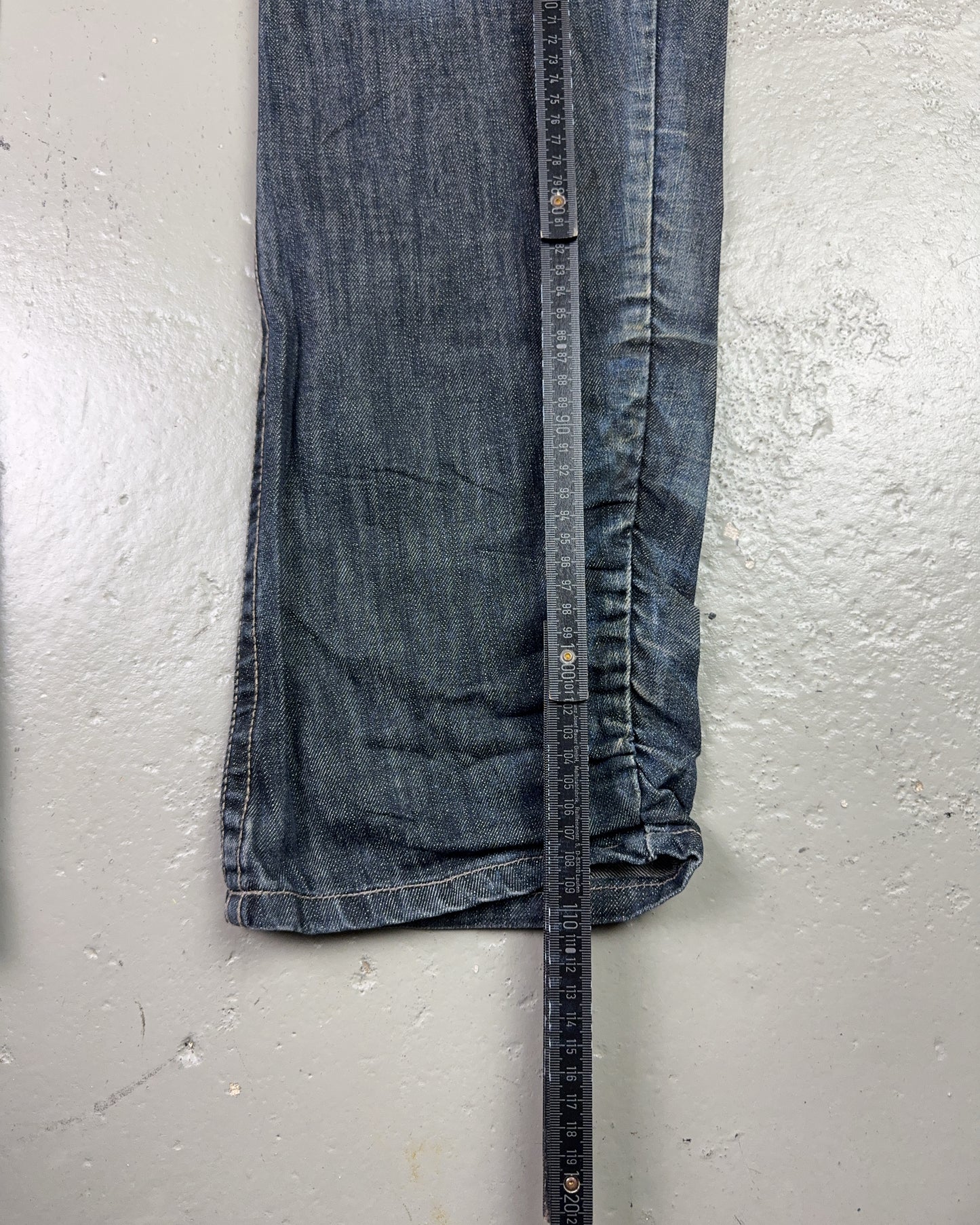 2000's TOUGH Japanese Archive Straight Jeans *very rare 34x34 (L)