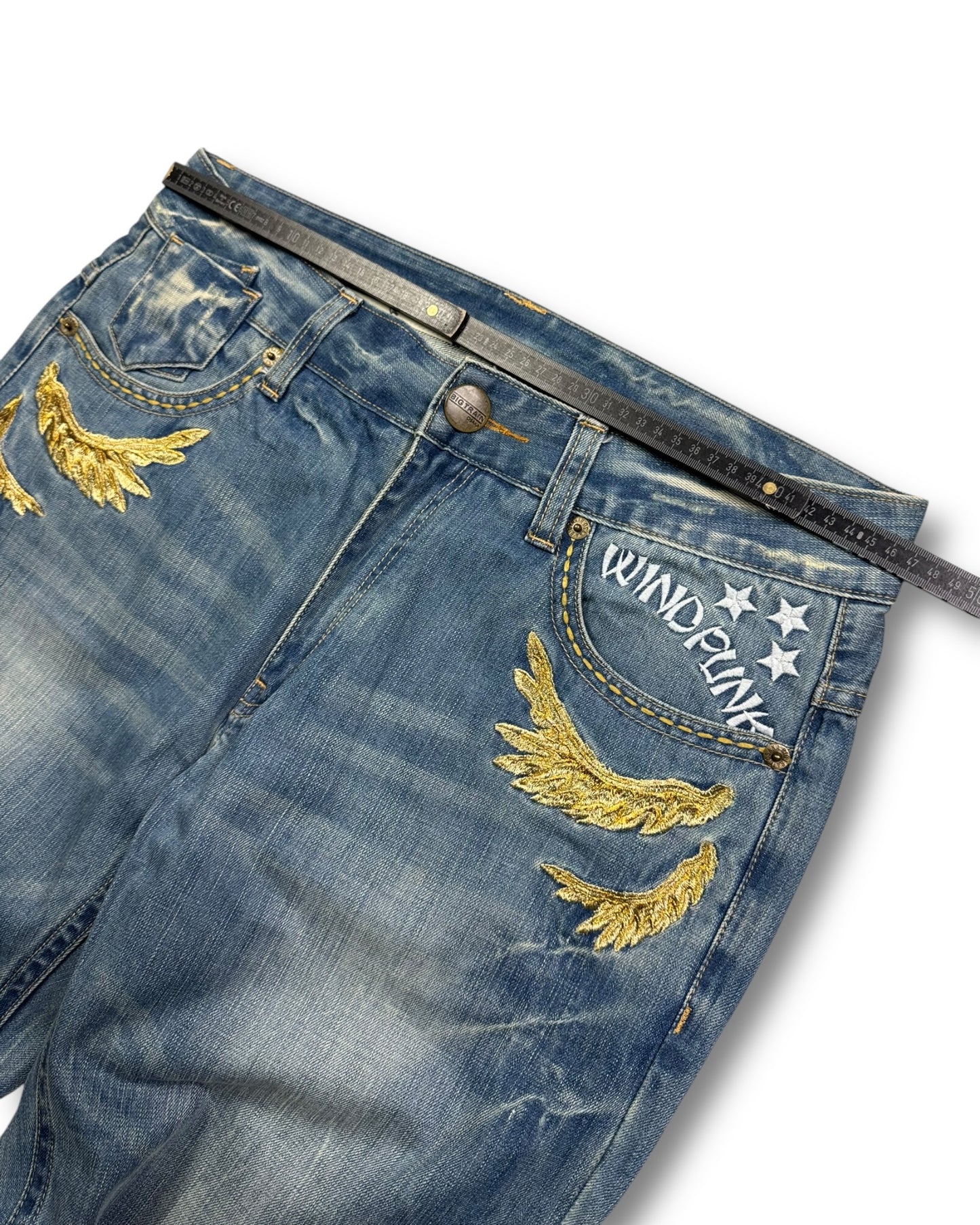 2000's Big Train Baggy Japanese Archive Jeans *very rare 36x34 (XL)