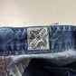 2000's Green Horse Japanese Slim/Straight Jeans *rare 33x30 (M)