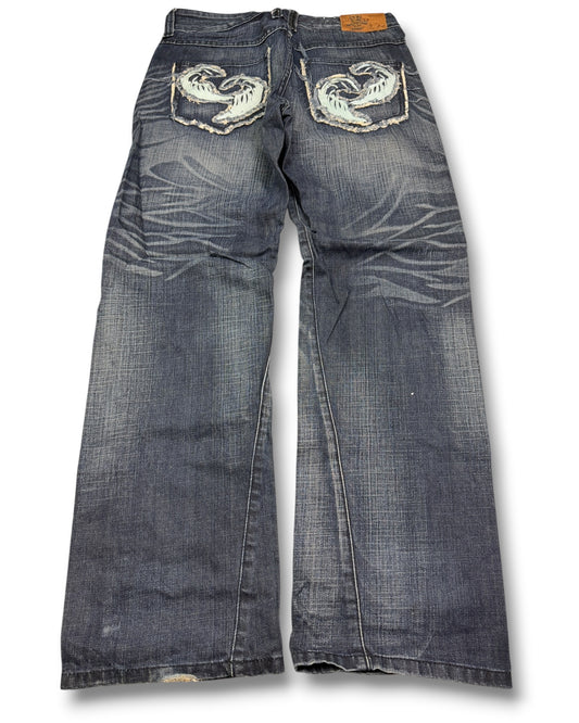 2000's Big Train Baggy Pants *very rare 34x32 (L)