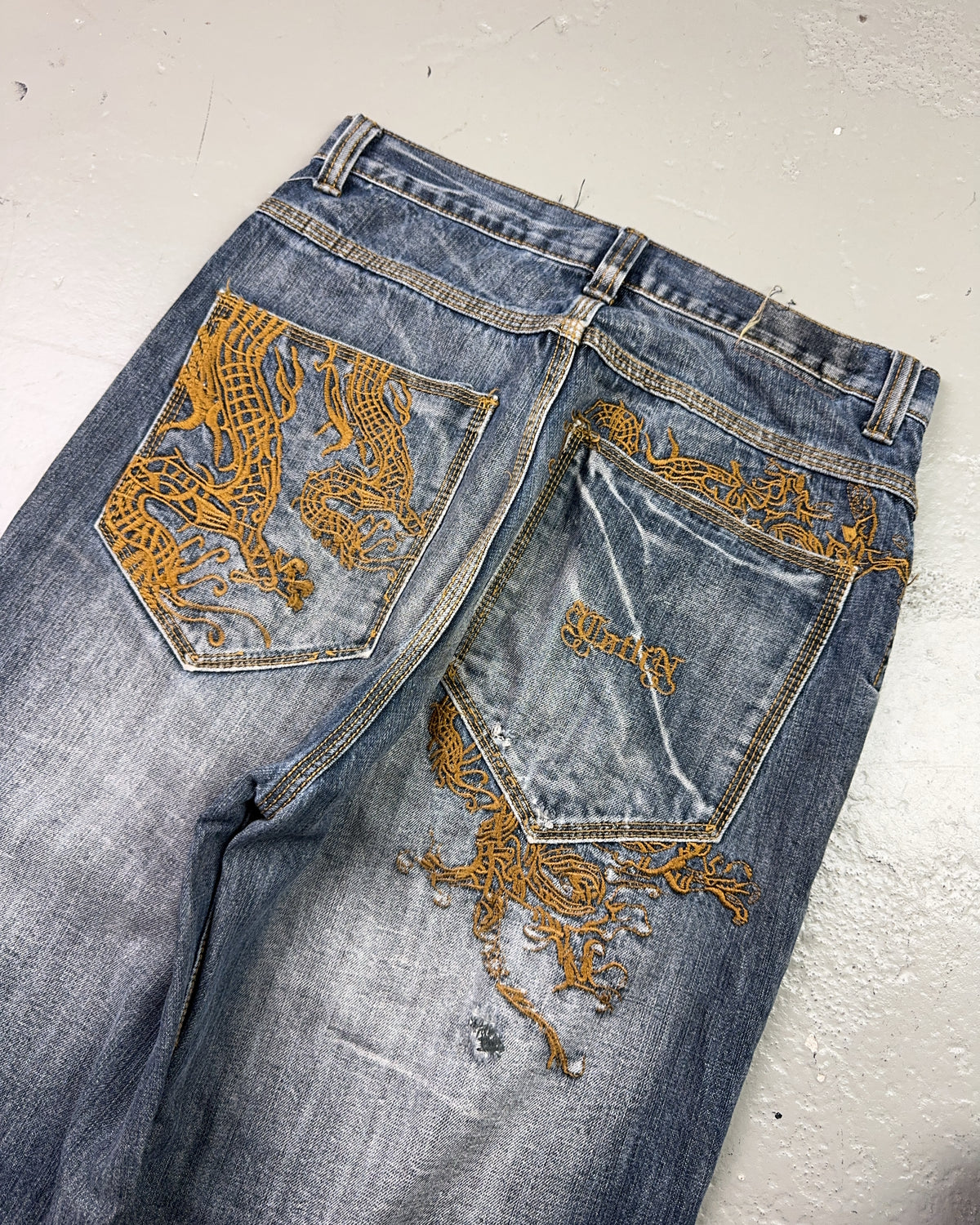 2000's Japanese Baggy Jeans *very rare 30x34 (M)