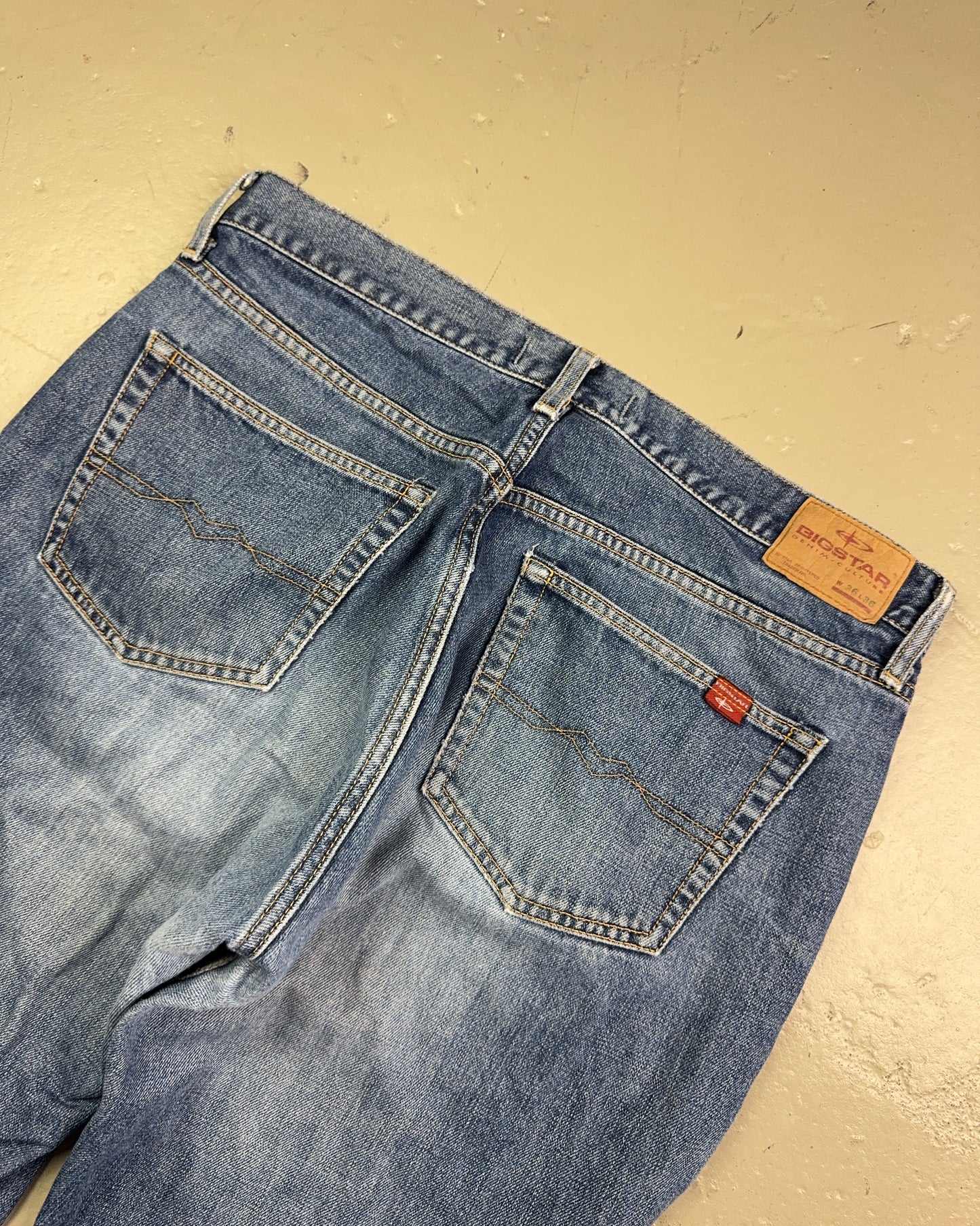1990's Big Star Baggy/Bootcut Jeans *very rare 34x34 (L)
