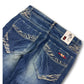 2000's World-traveller Straight Jeans * 34x32 (L)