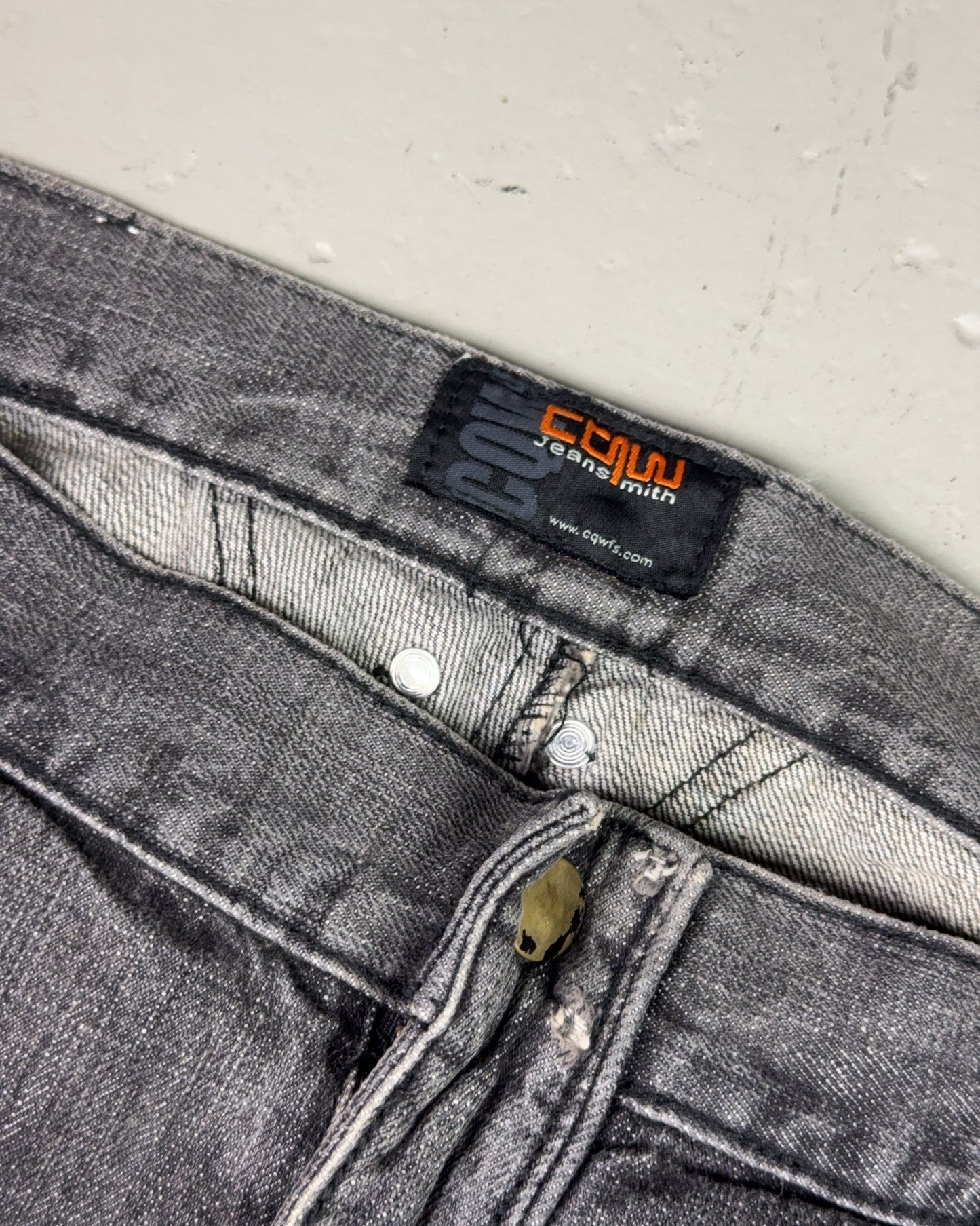 2000's Cqw Jeansmith Japanese Archive Straight/Baggy Jeans *very rare 32x32 (M)