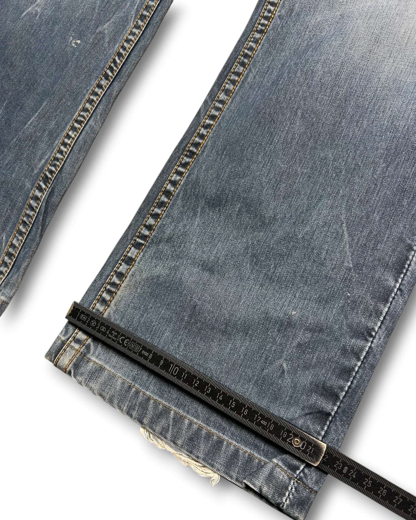 2000's Tough Jeansmith Straight/Baggy Japanese Jeans *rare 38x30 (XXL)