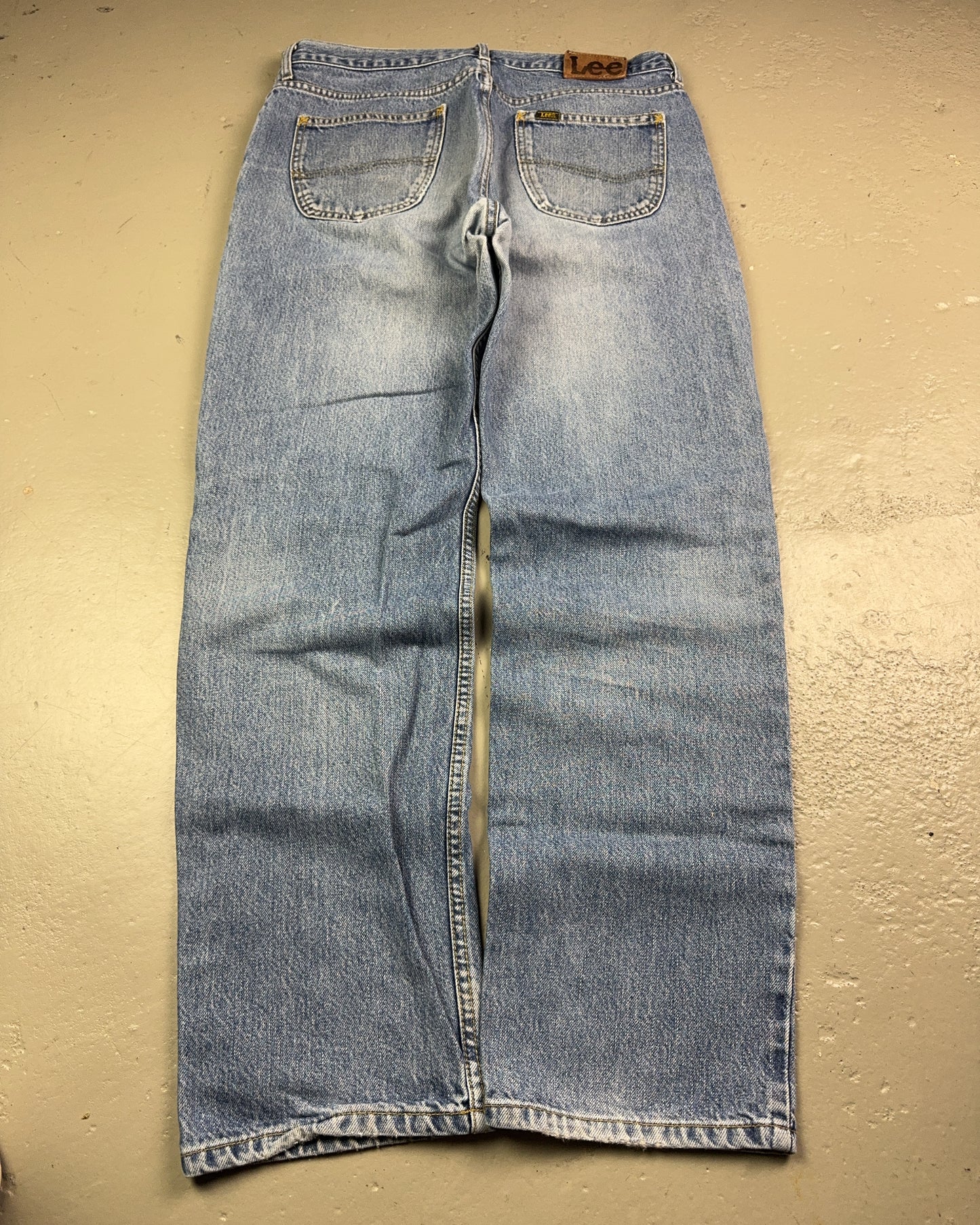 1990's Lee Straight/Baggy Jeans *rare 34x32 (L)