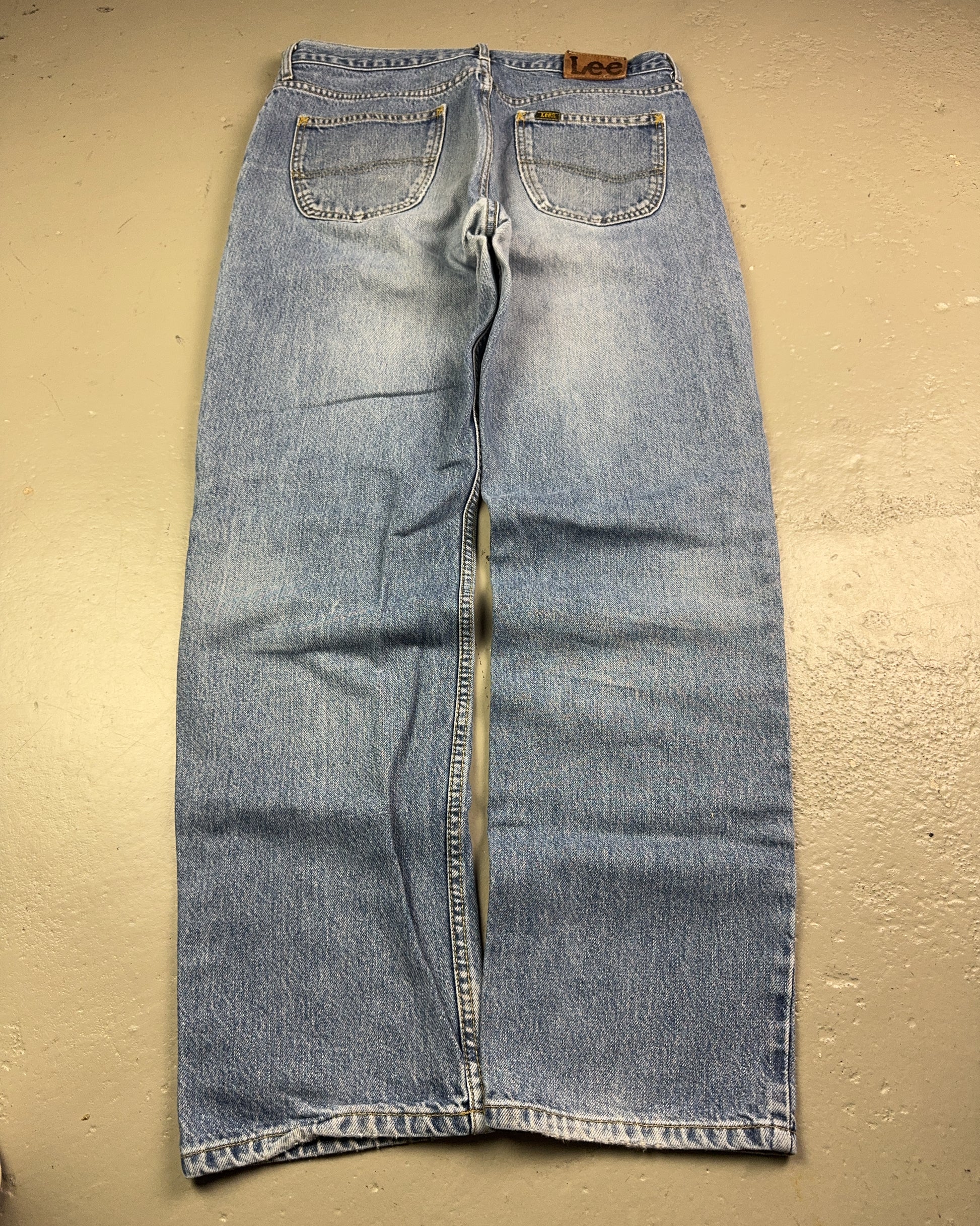 1990's Lee Straight/Baggy Jeans *rare 34x32 (L)