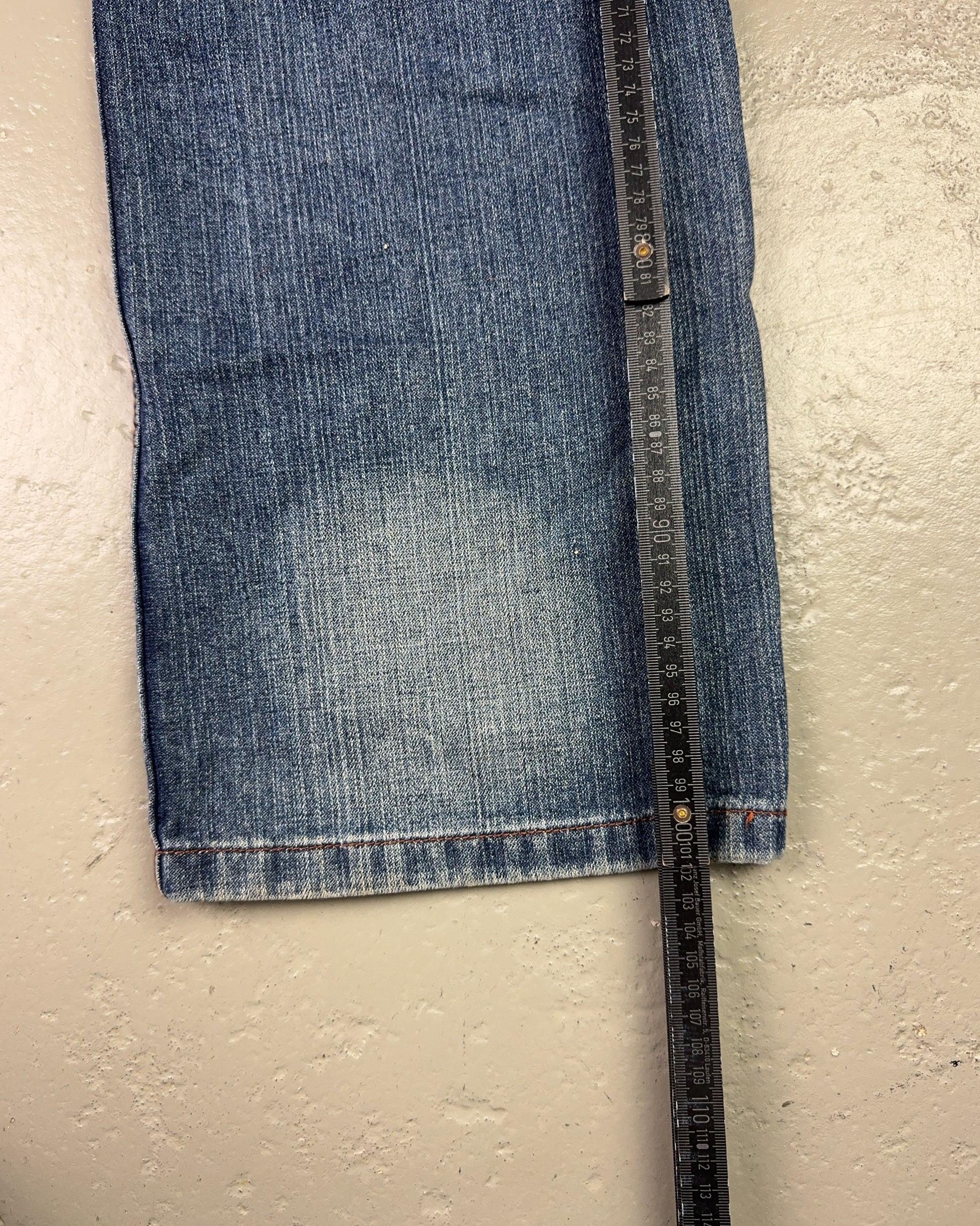 2000's Blue Ocean Jean Company Japanese Baggy Jeans *rare 32x32 (M)