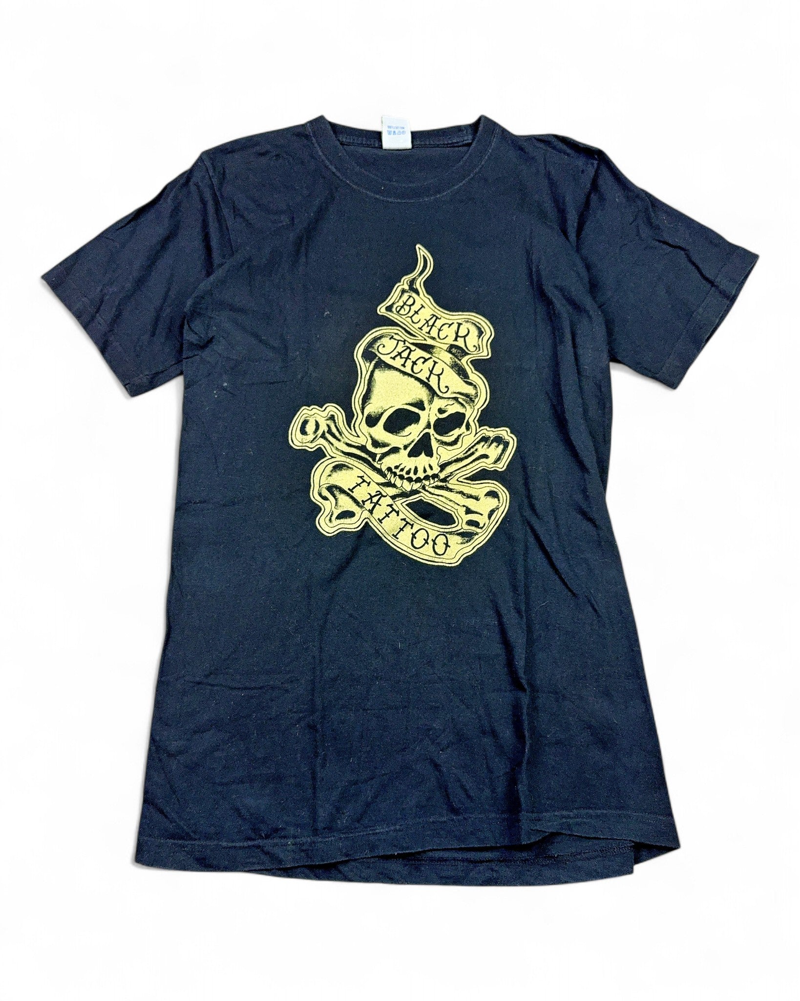 2000's Black Jack Tattoo T-shirt *rare (L)