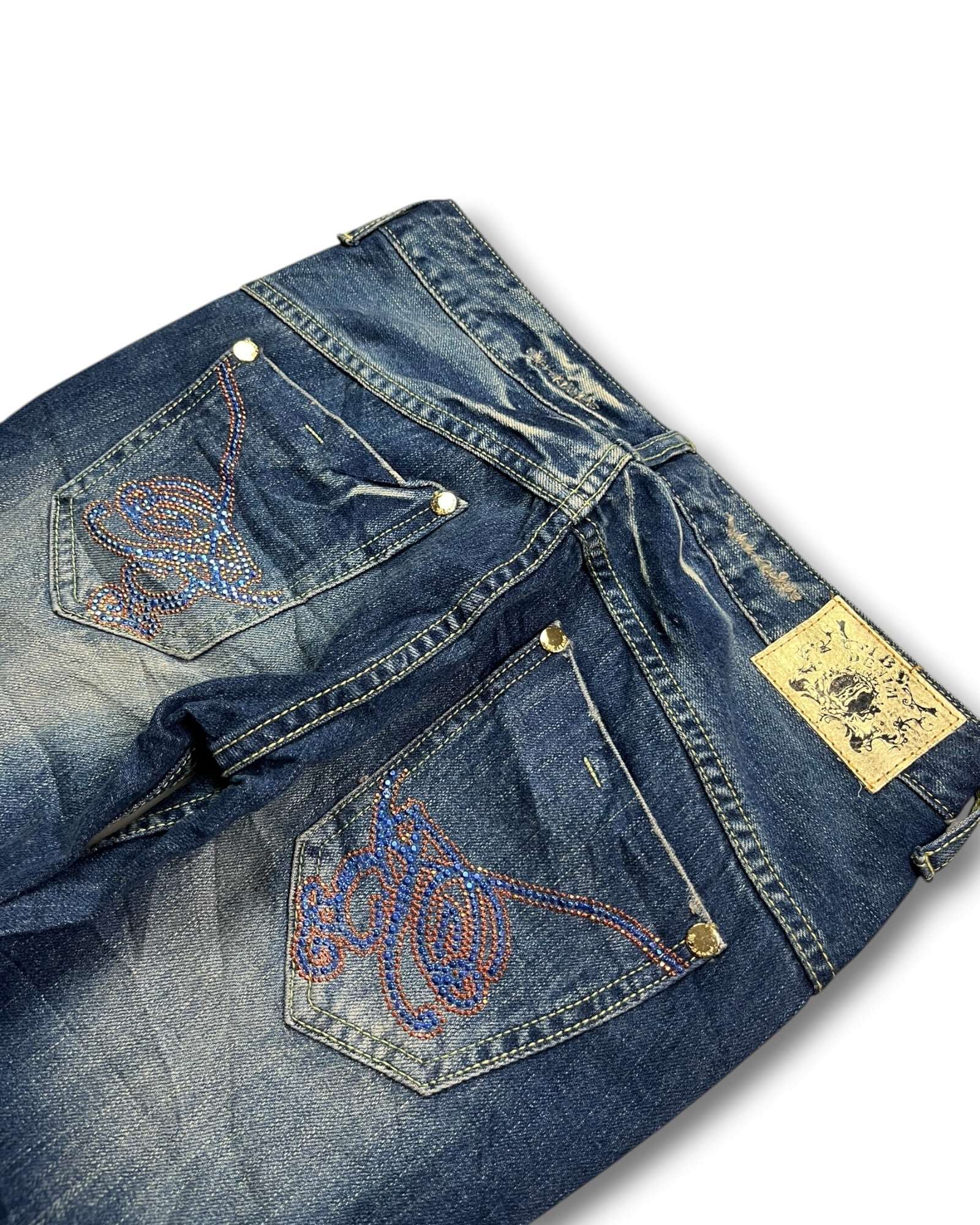 2000's B-jeans Low Waist/Bootcut Japanese Archive Jeans Women's *very rare 29x30 (S)