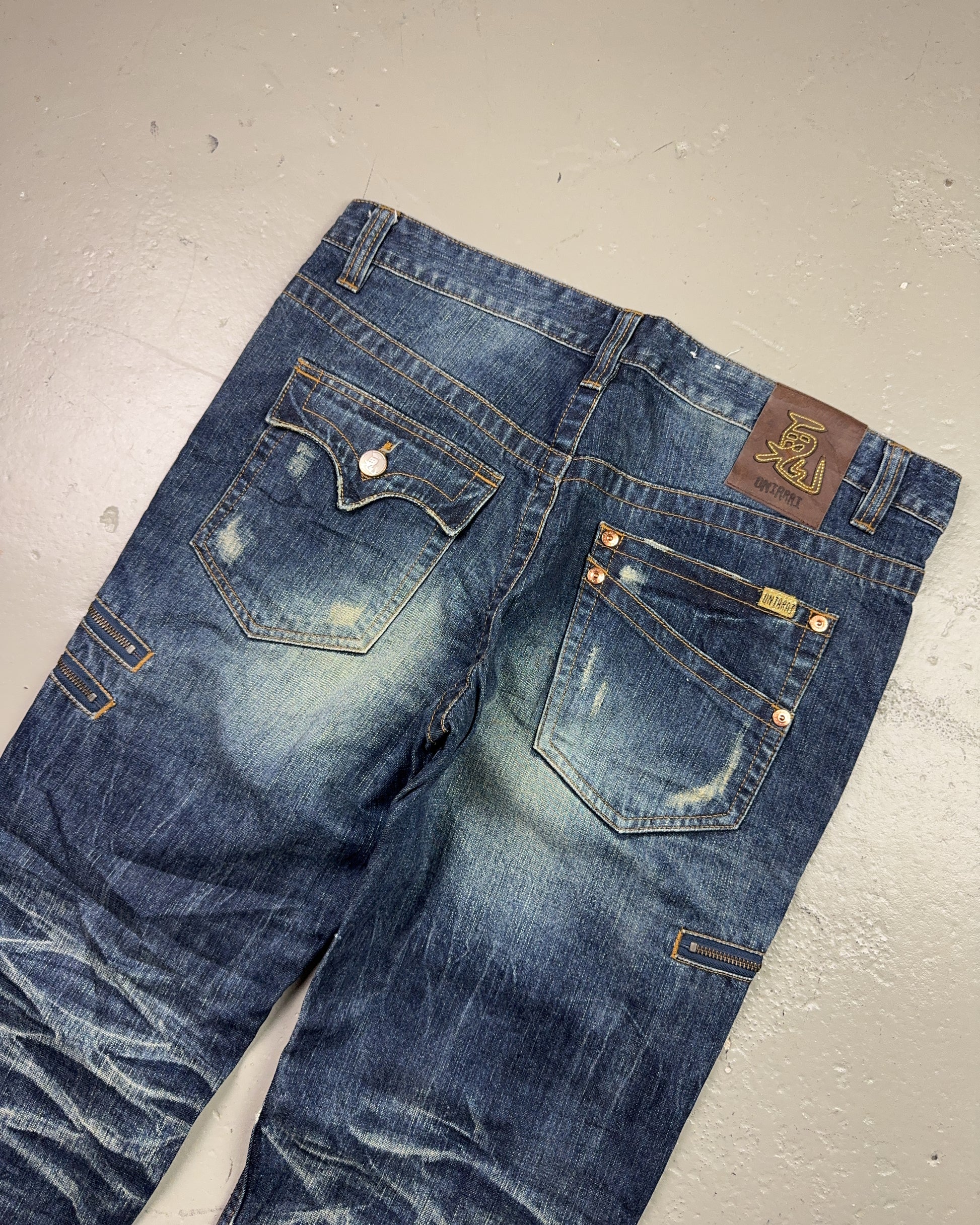 2000's Oniarai Japanese Archive Straight Jeans *very rare 36x32 (XL)