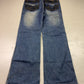 2000's Japanese Baggy/Bootcut Jeans *rare 30x32 (M)