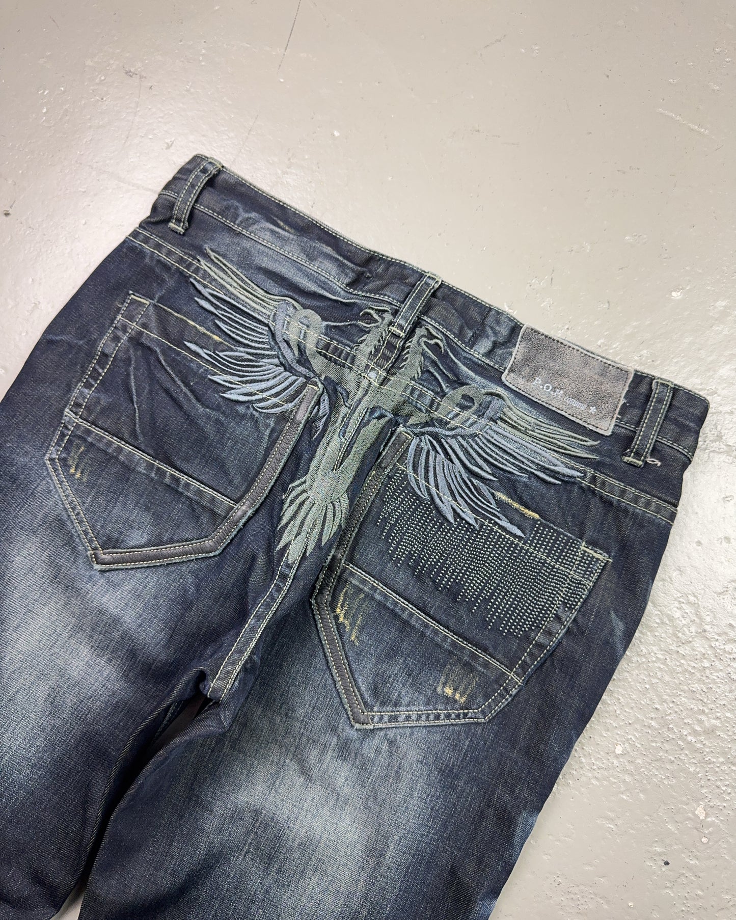 2000's Pomello Jeans Japanese Archive Straight Jeans *very rare 32x34 (M)