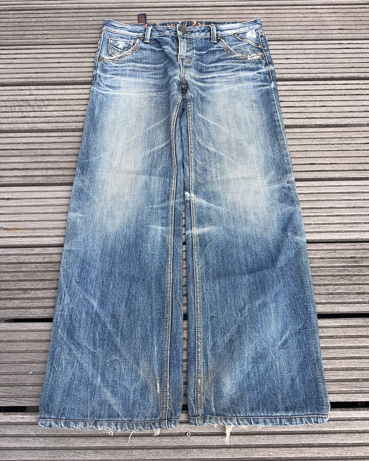2000's Hatchkiss Denim Japanese Archive Baggy Jeans *very rare 33x30 (M)
