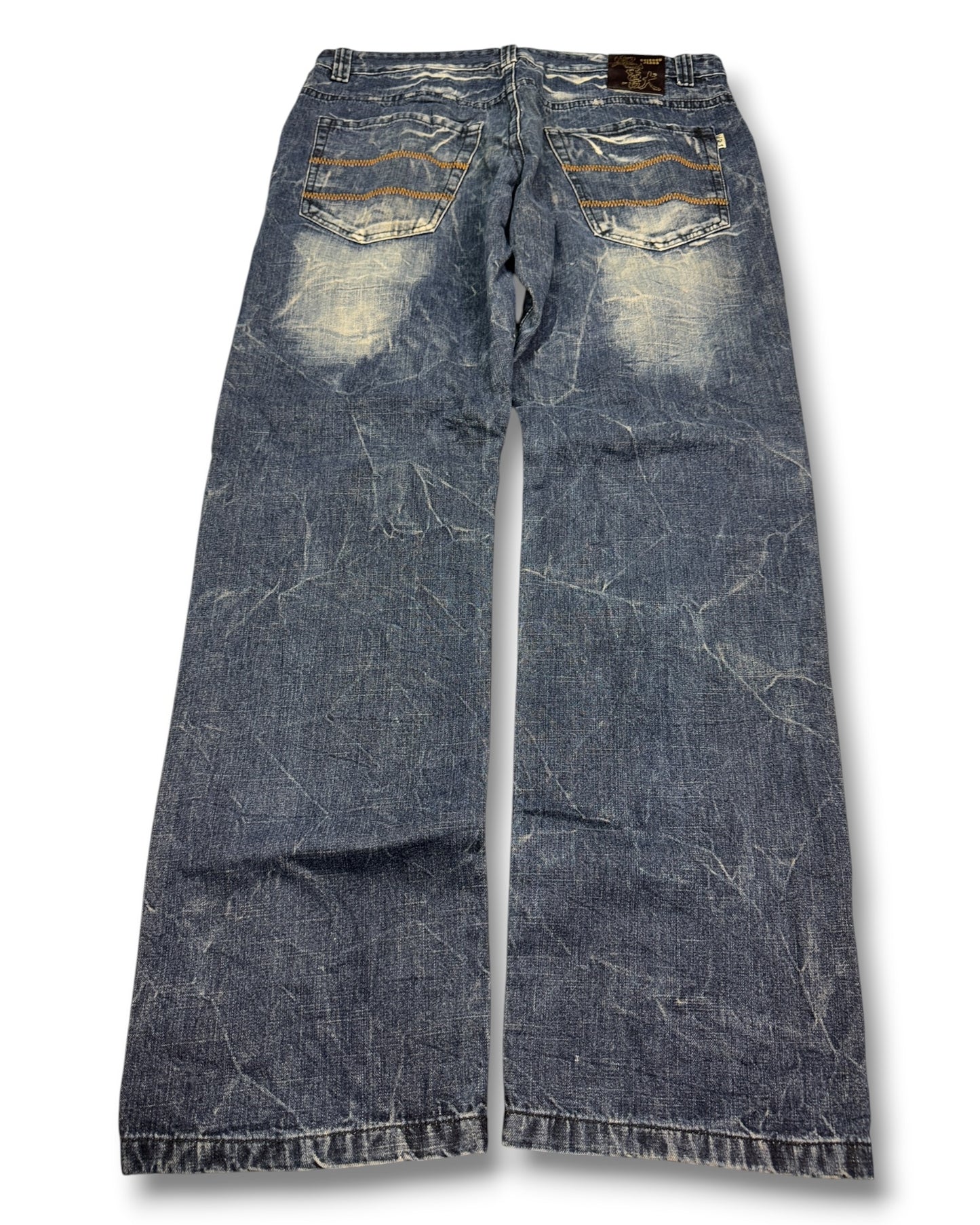 2000's Wooden Boat Japanese Straight/Baggy Jeans *rare 36x32 (XL)