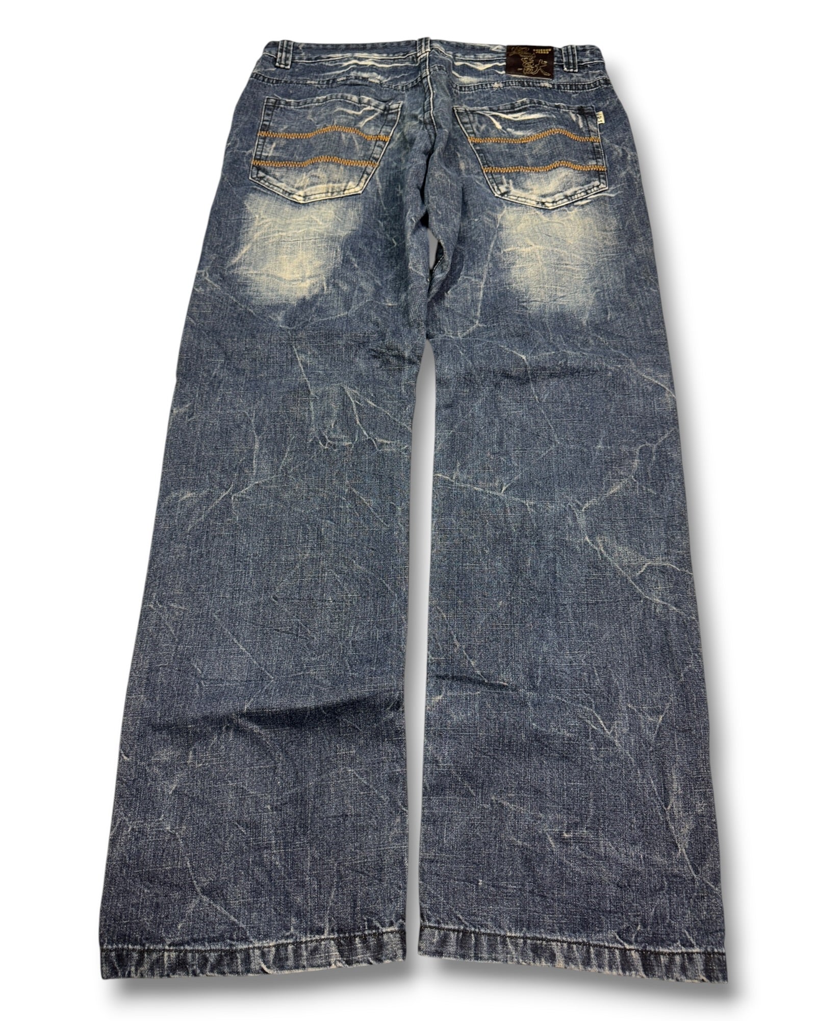 2000's Wooden Boat Japanese Straight/Baggy Jeans *rare 36x32 (XL)