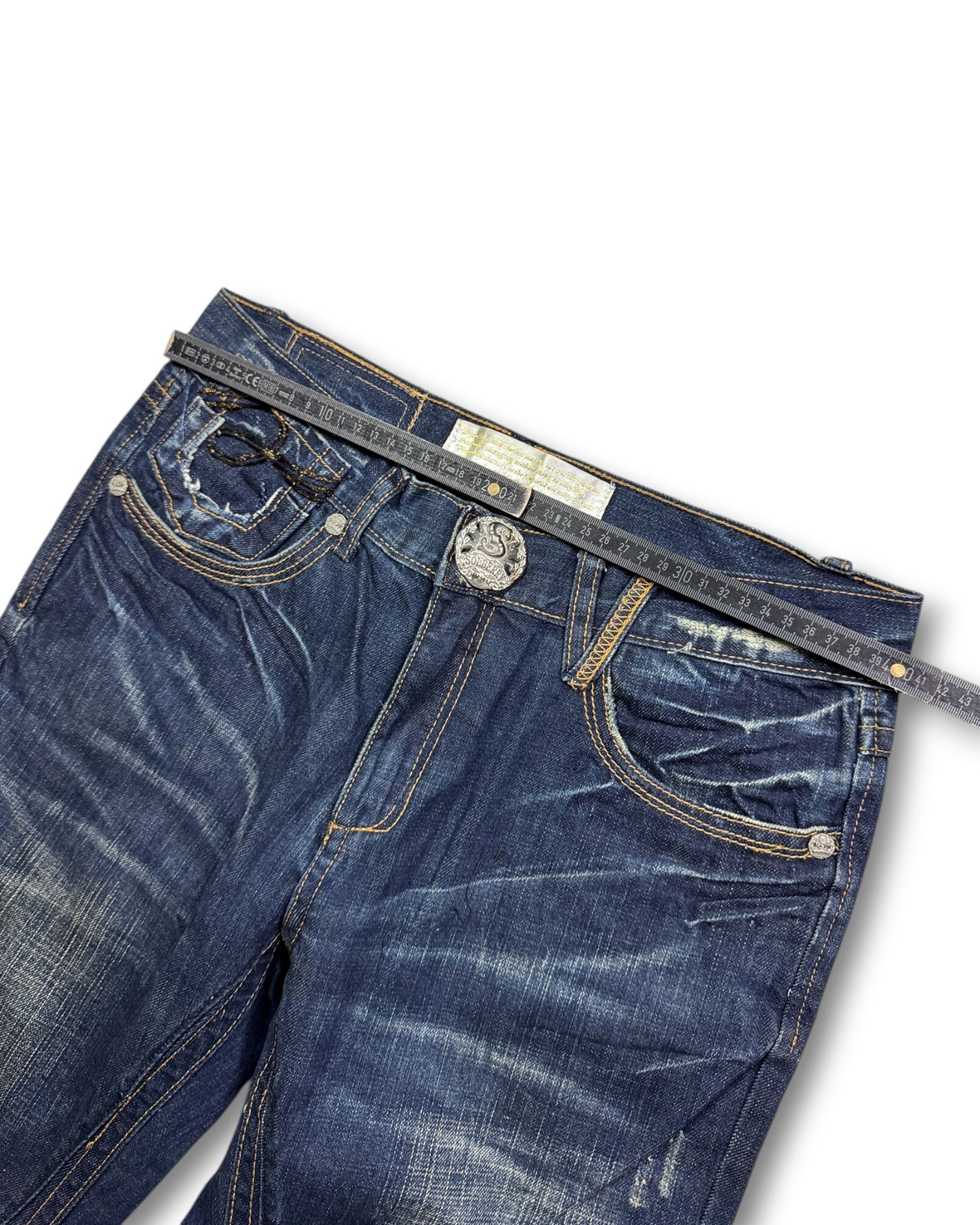 2000's Solberry Straight/Baggy Japanese Archive Jeans Women's *very rare 30x30 (M)