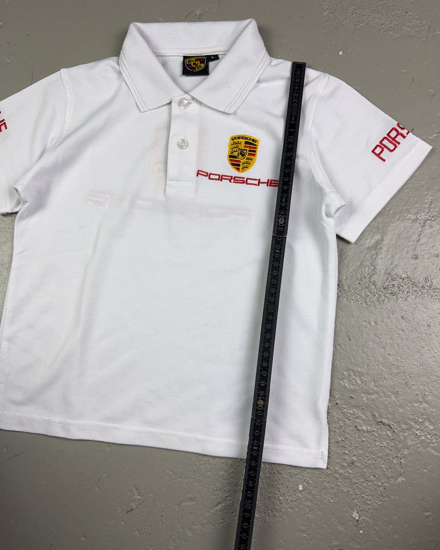 2000's Porsche Polo Shirt Women's *rare (S)