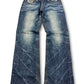 2000's Lolita Straight/Baggy Japanese Archive Jeans *extremely rare 31x30 (M)