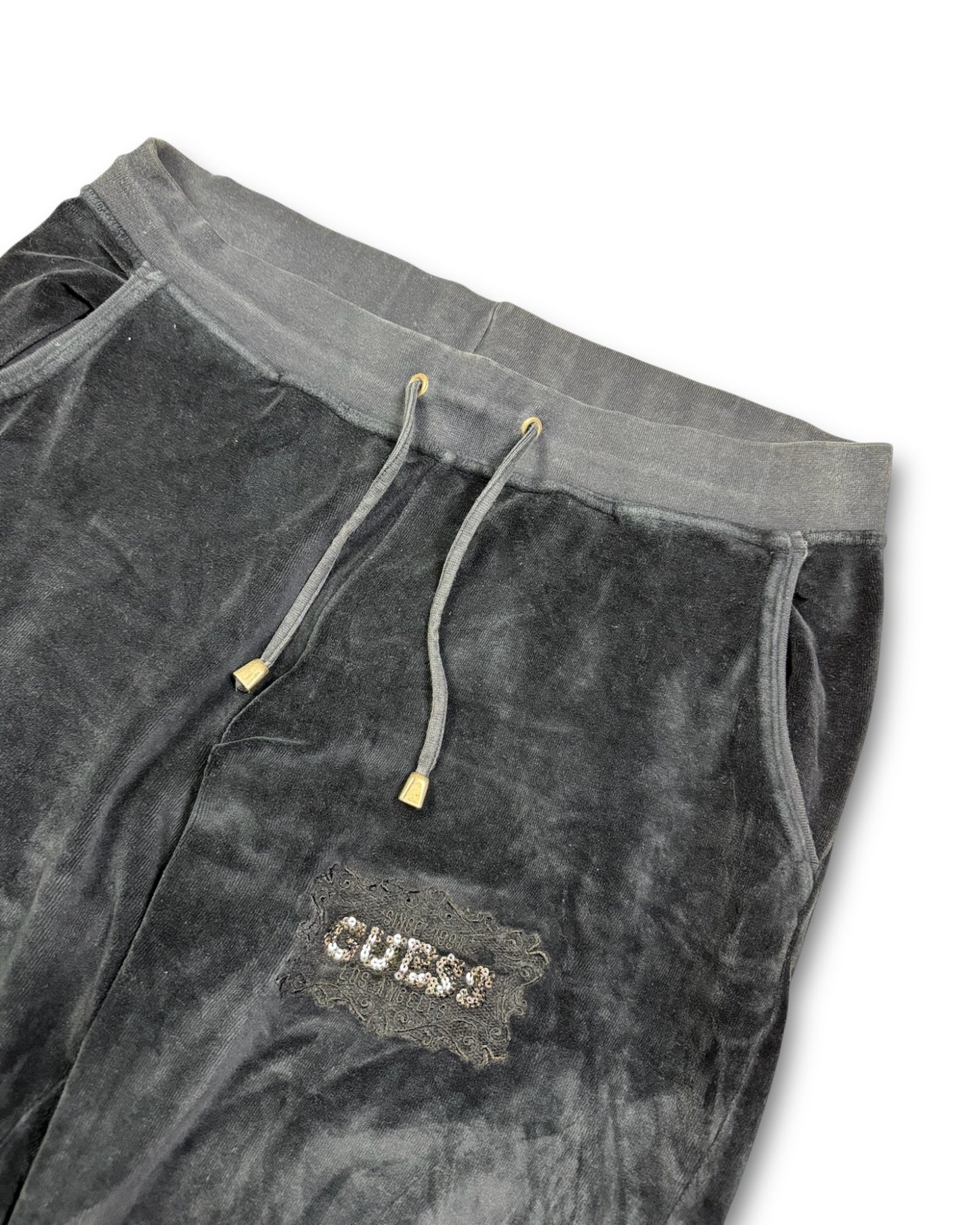 2000's Guess Track Pants Velour Women's Women's *rare (XL)