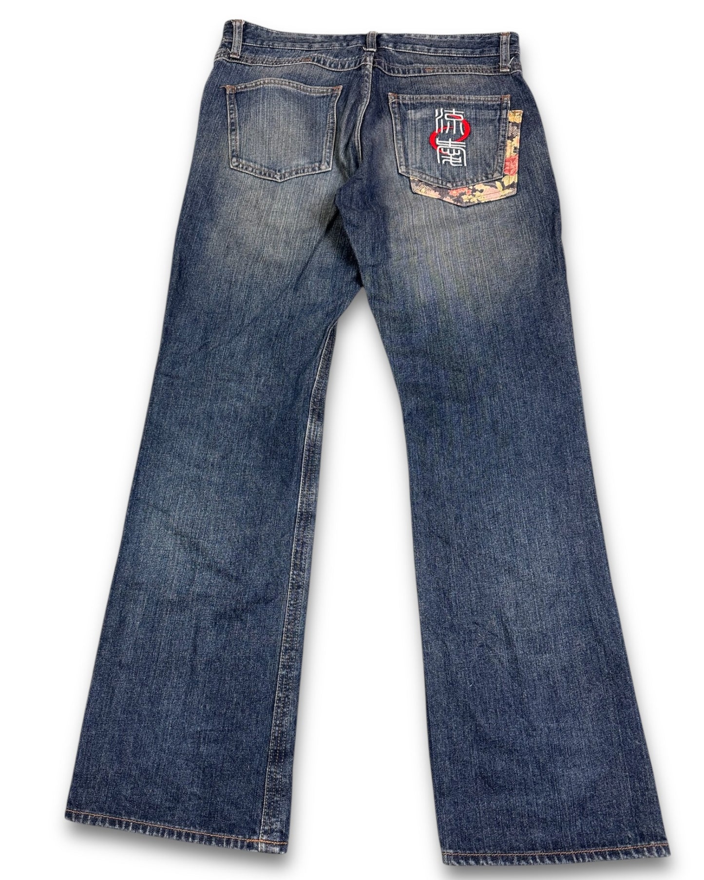 2000's Straight/Baggy Japanese Straight Jeans *rare 34x32 (L)