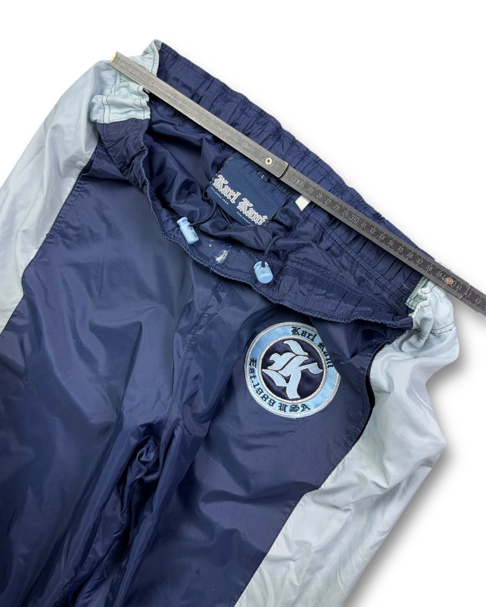 2000's Karl Kani Hip Hop Baggy Track Pants *very rare (XL)