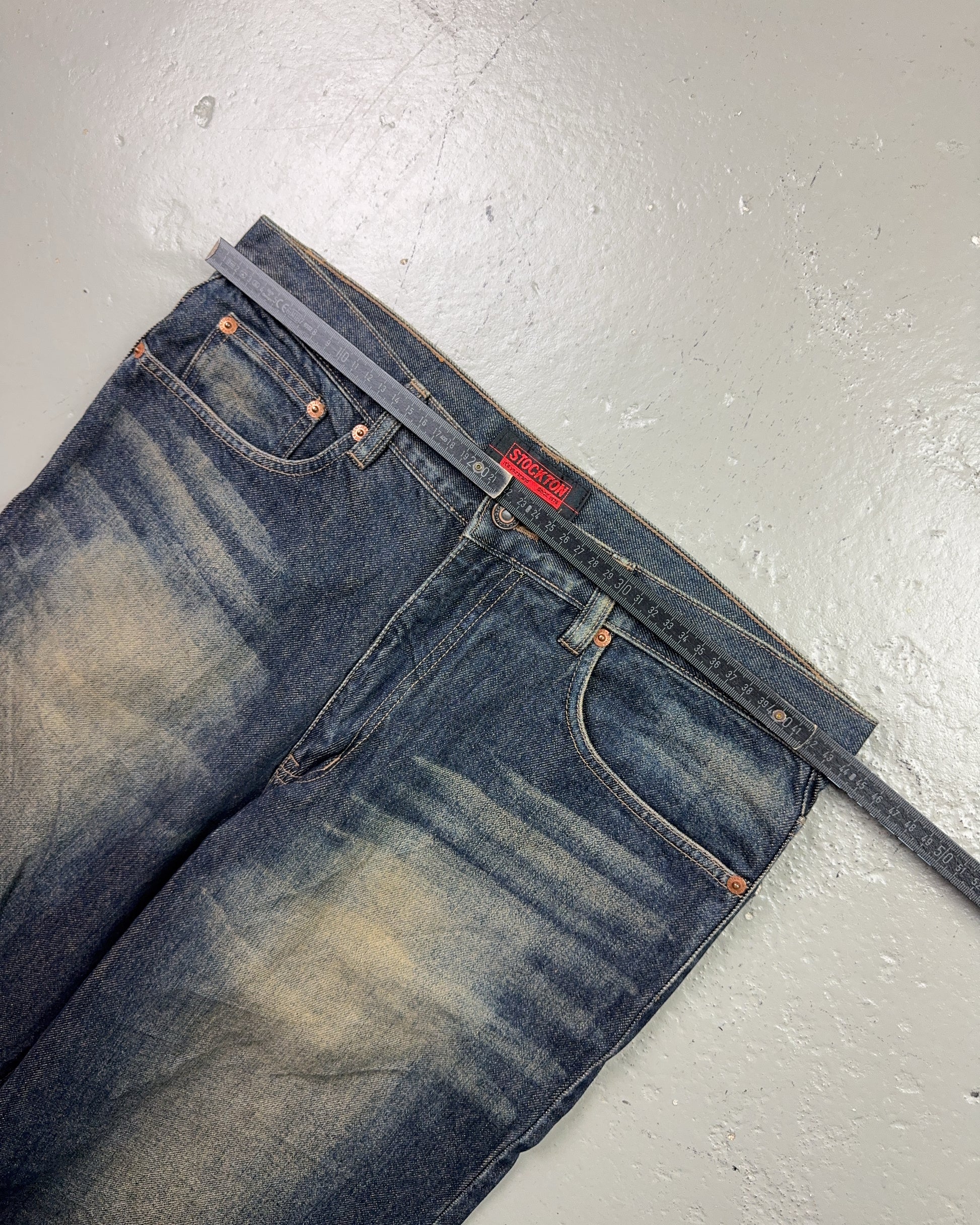 2000's Stockton Japanese Baggy Jeans *rare 34x34 (L)