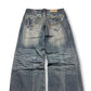 2000's Air Blue Baggy Japanese Jeans *very rare 34x28 (L)