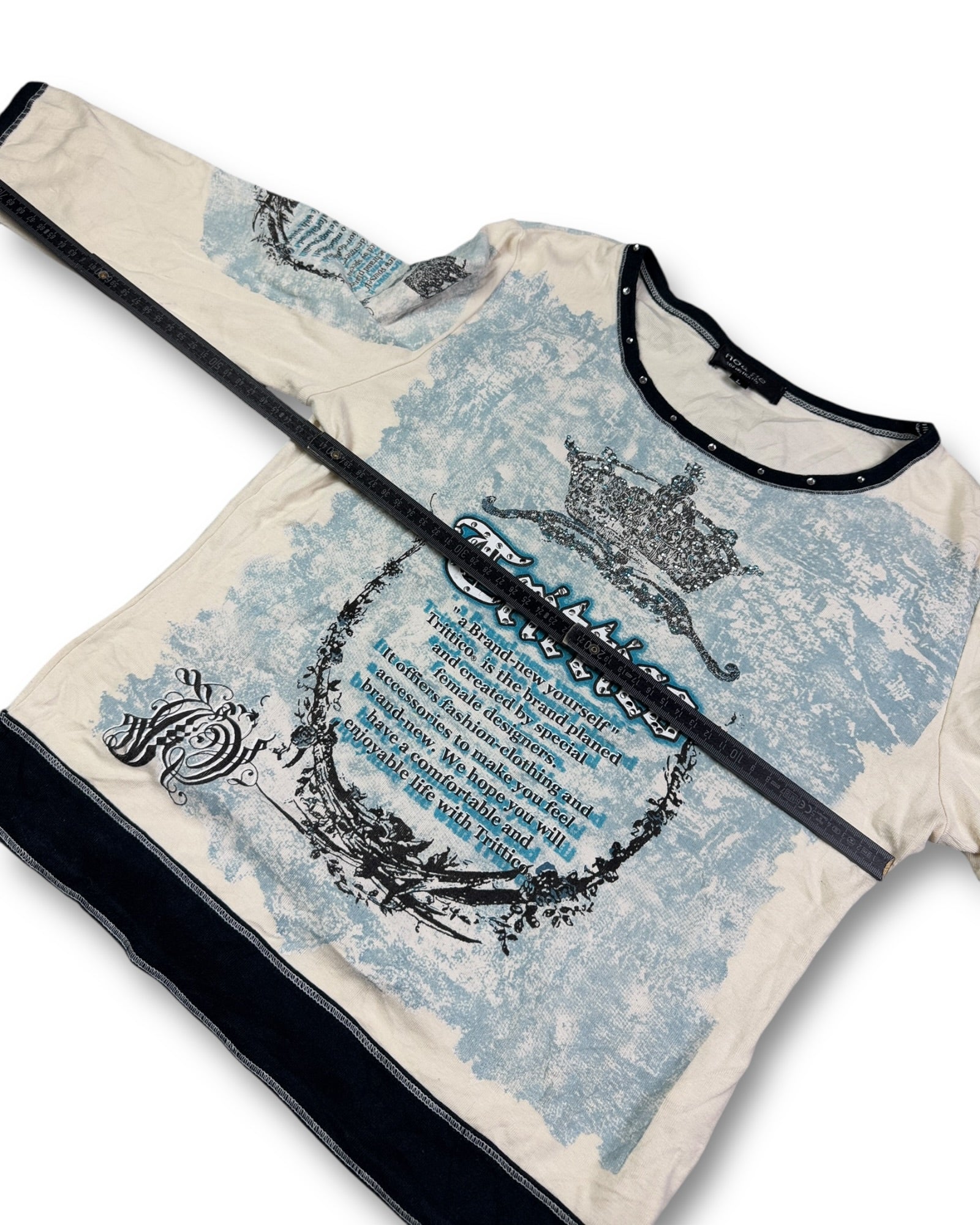 2000's Tritico Short Sleeved Longsleeve Women's *rare (L)