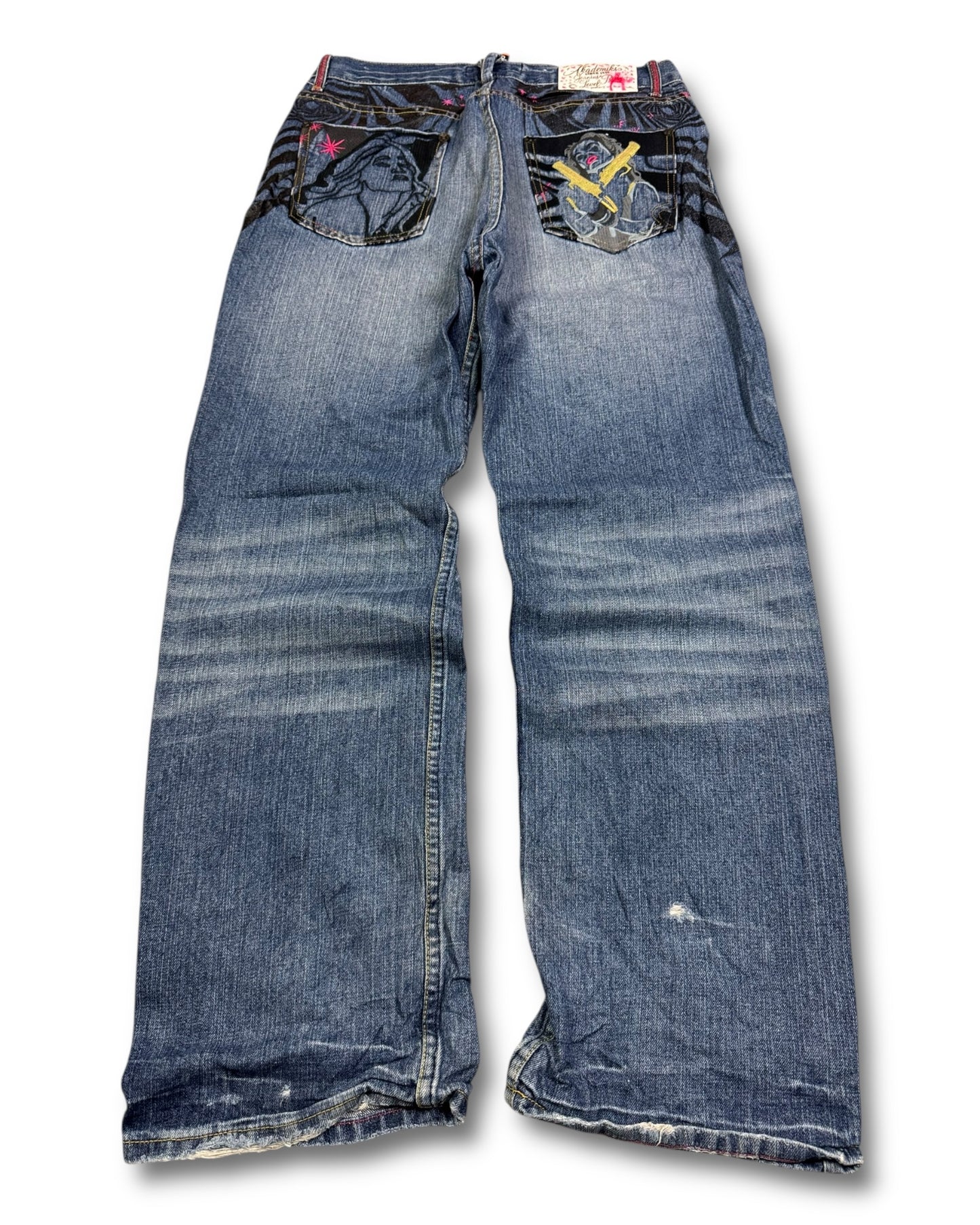 2000's Akademiks Hip Hop Baggy Jeans *very rare 32x32 (M)