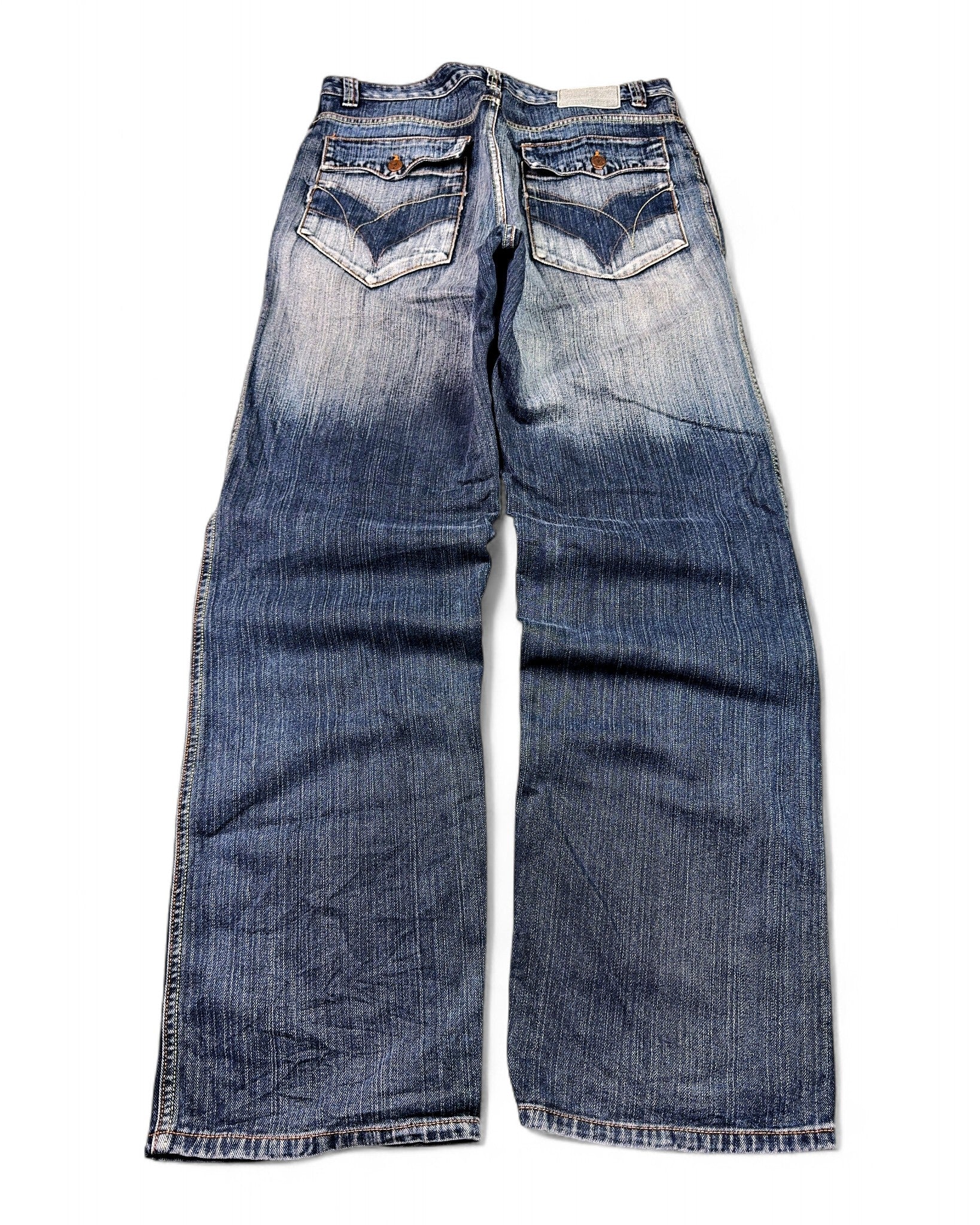 2000's Japanese Baggy Jeans *rare 34x34 (L)