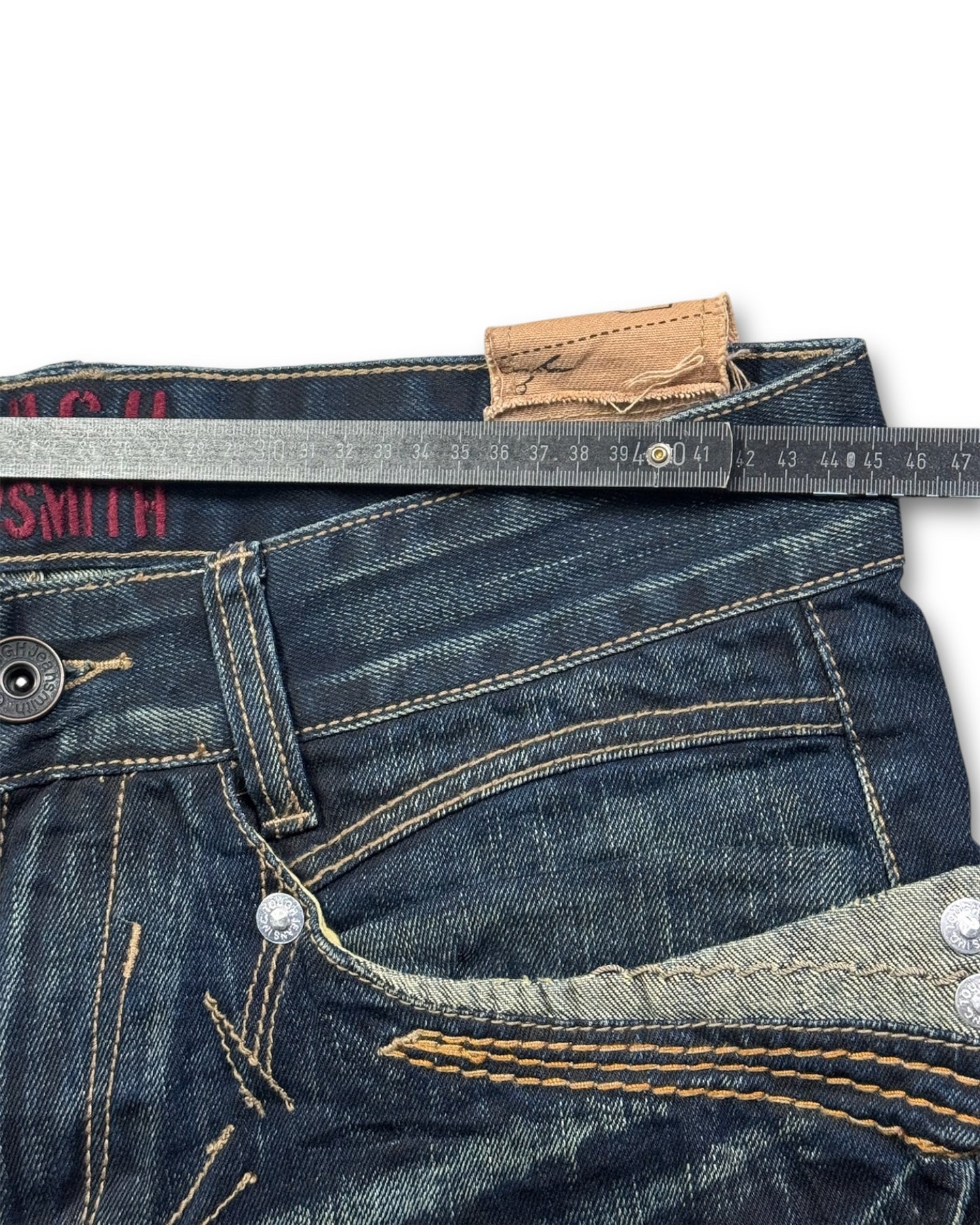 2000's Tough Jeansmith Straight/Baggy Japanese Archive Jeans *extremely rare 34x36 (L)