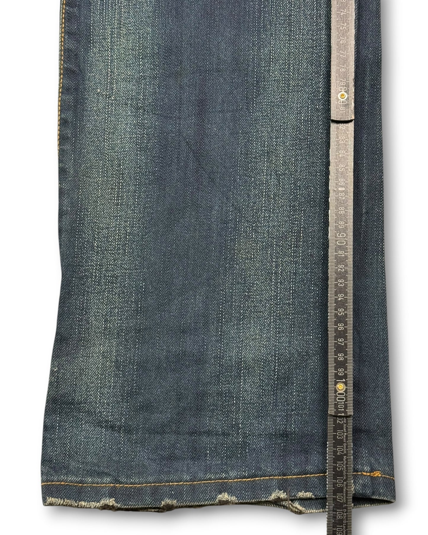 2000's Oniarai Nippon Straight/Baggy Japanese Jeans *very rare 32x32 (M)