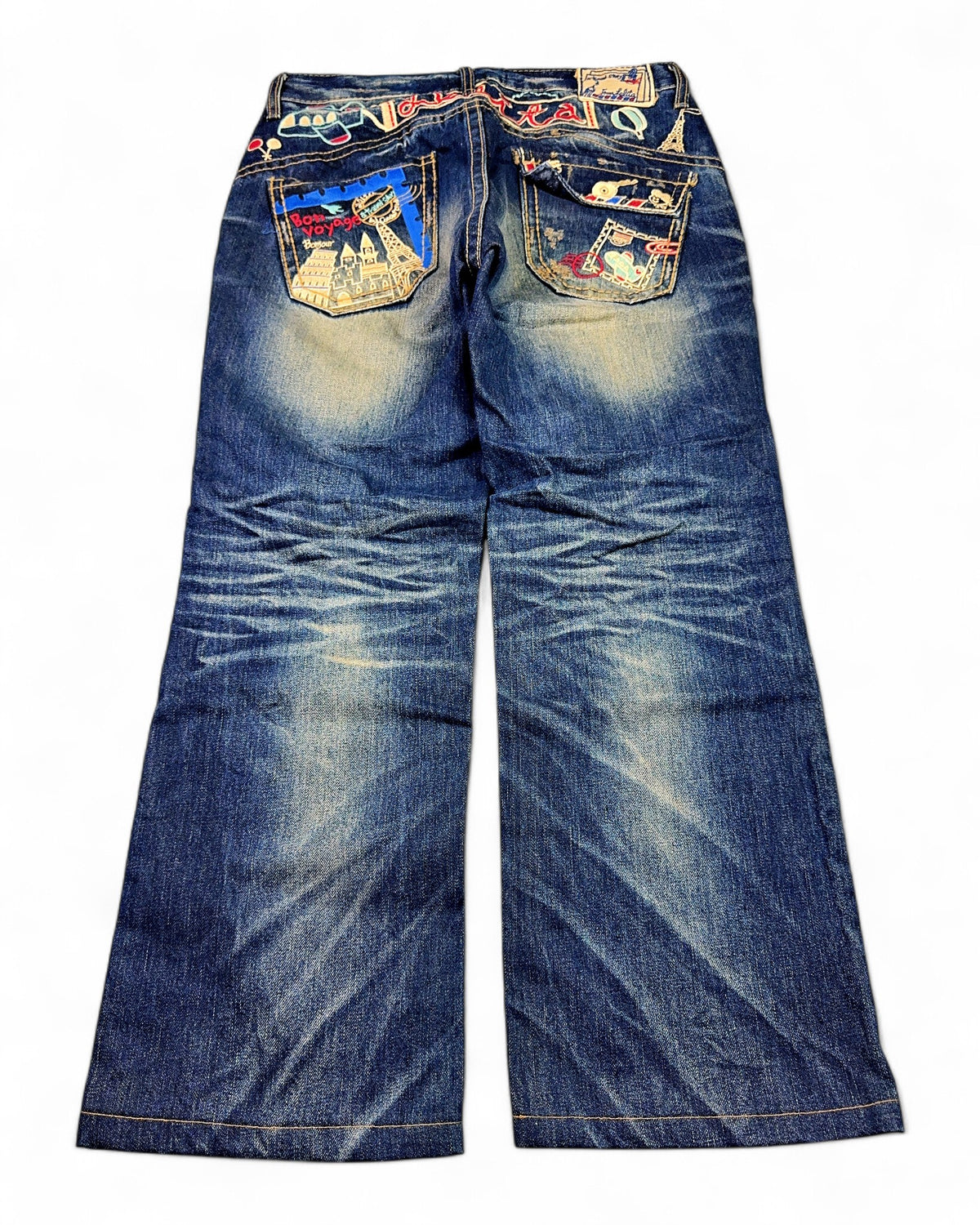 2000's Lollita Jeans Japanese Archive Straight/Baggy Jeans *very rare 32x28 (M)