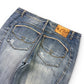 2000's Vovelle Vogue Japanese Archive Baggy/Bootcut Jeans *very rare 36x32 (XL)