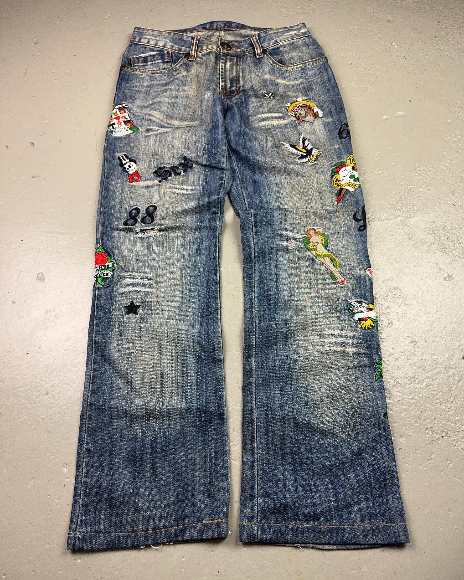 2000's Mother Straight Jeans *rare 28x30 (S)