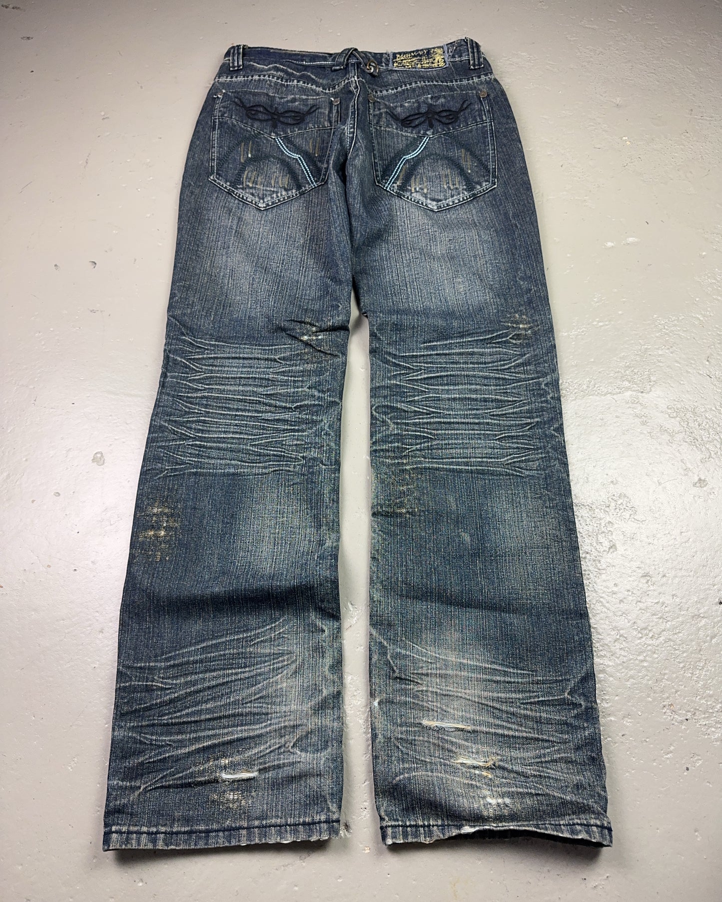 2000's Buhmaa Jeans Japanese Straight Jeans *rare 32x32 (M)