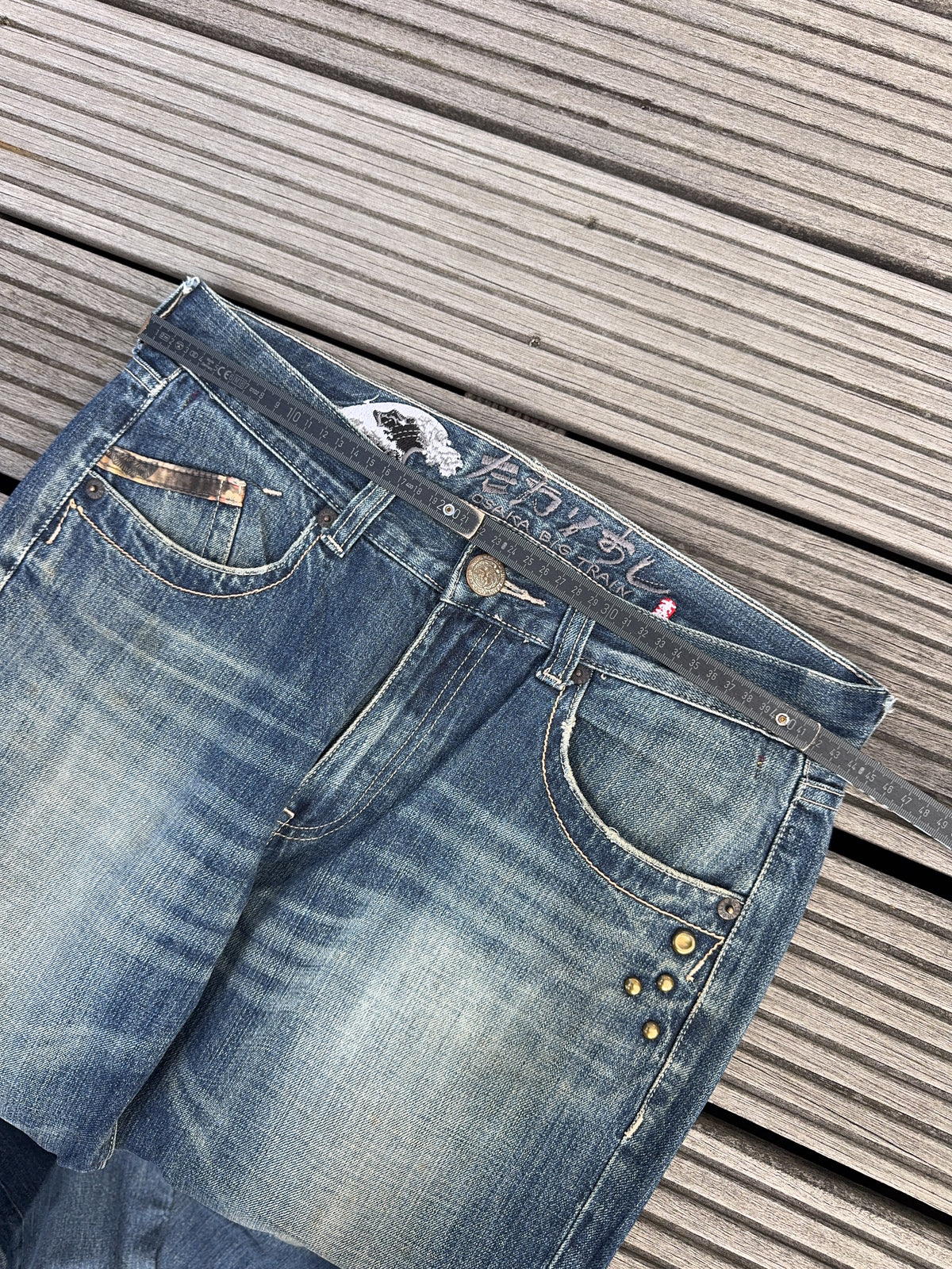 2000's Osaka Big Train Japanese Straight/Baggy Jeans *rare 34x32 (L)