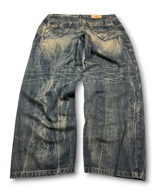 2000's Kesn Baggy Japanese Archive Jeans *rare 40x34 (3XL)