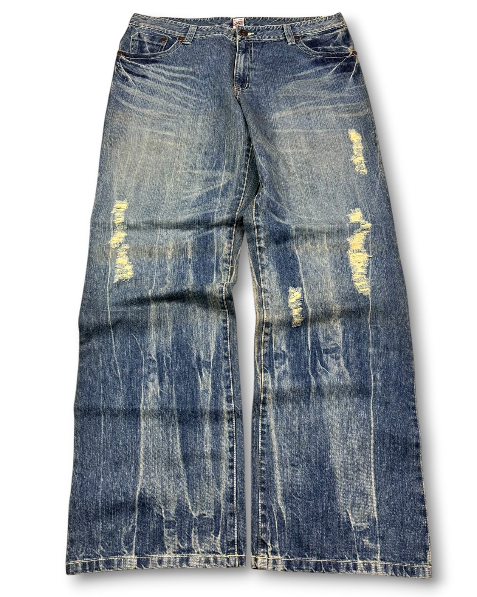 2000's J550 Deadstock Japanese Baggy Jeans *very rare 38x34 (XXL)