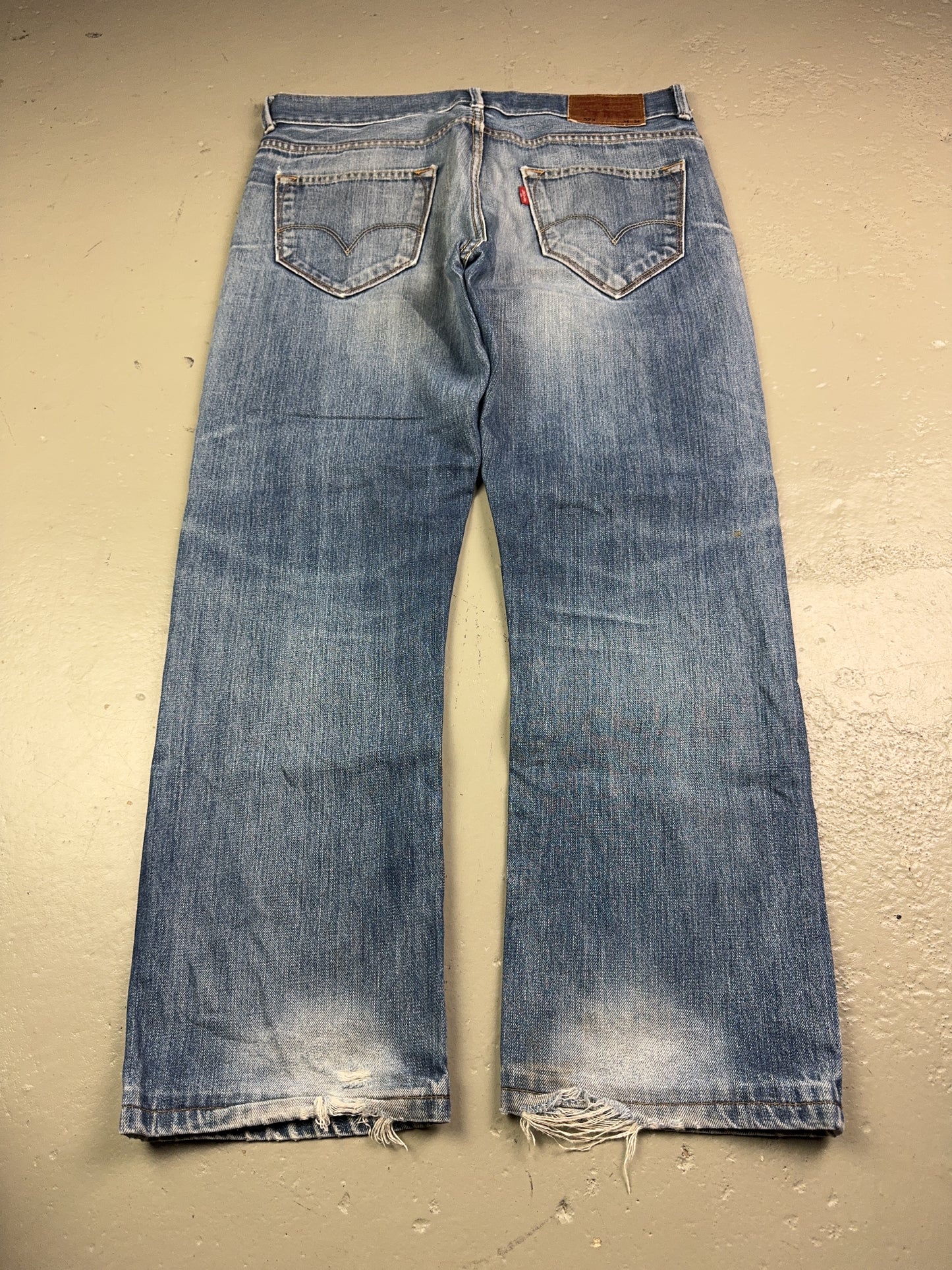2000's Levi's Straight/Baggy Jeans *rare 35x30 (L)