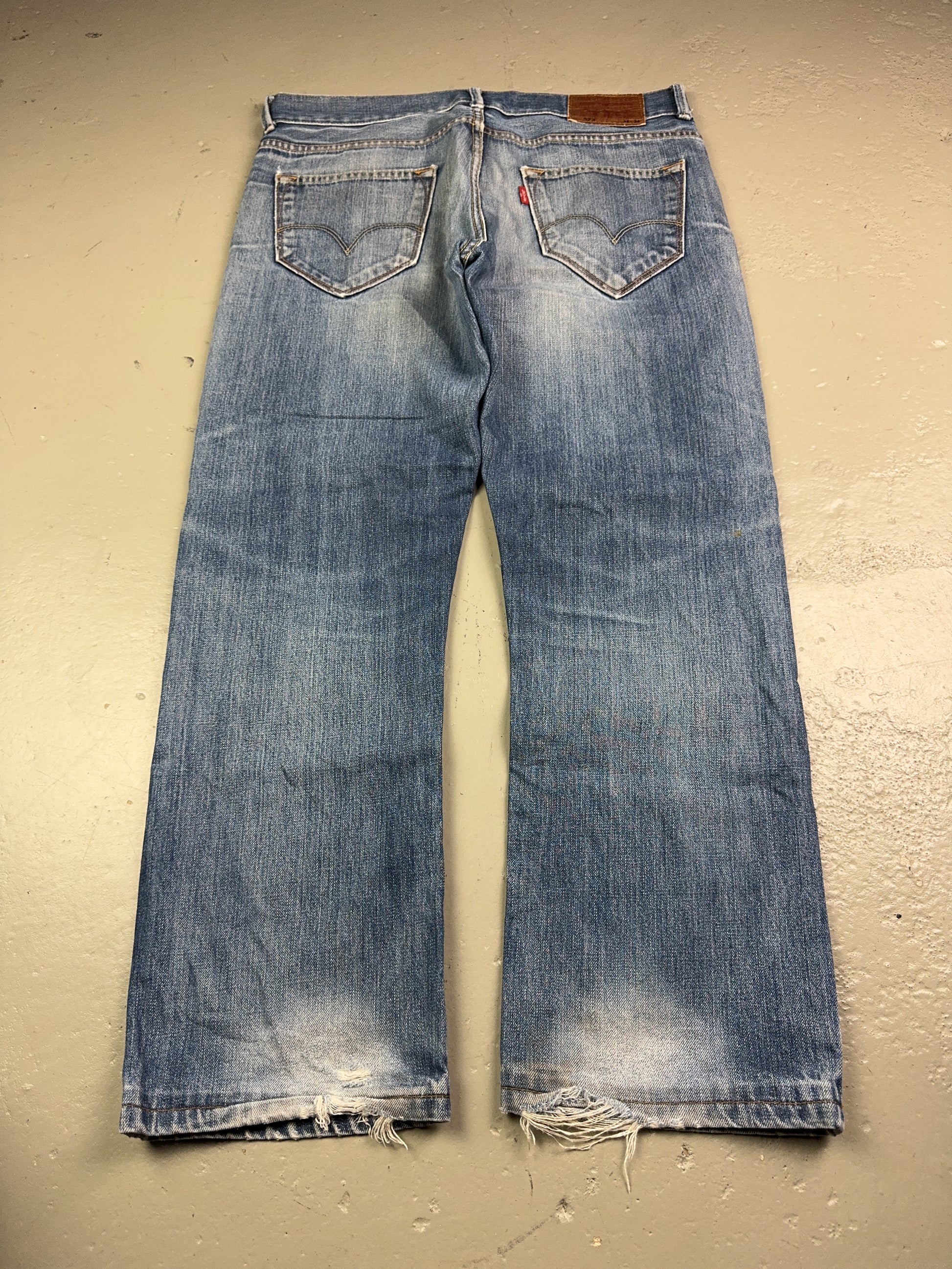 2000's Levi's Straight/Baggy Jeans *rare 35x30 (L)