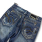 2000's Solberry Straight/Baggy Japanese Archive Jeans Women's *very rare 30x30 (M)