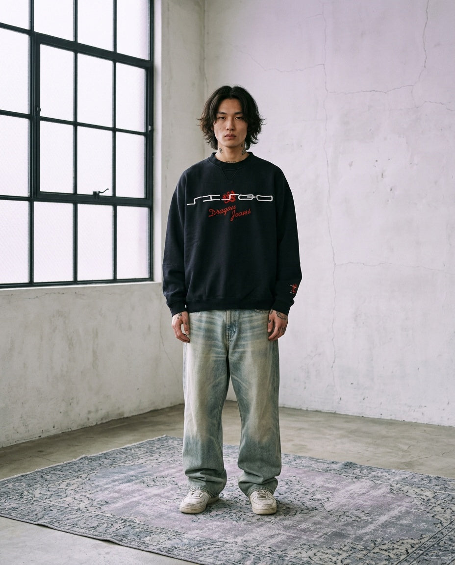2000's Sisqo Hip Hop Sweater worn by a model
